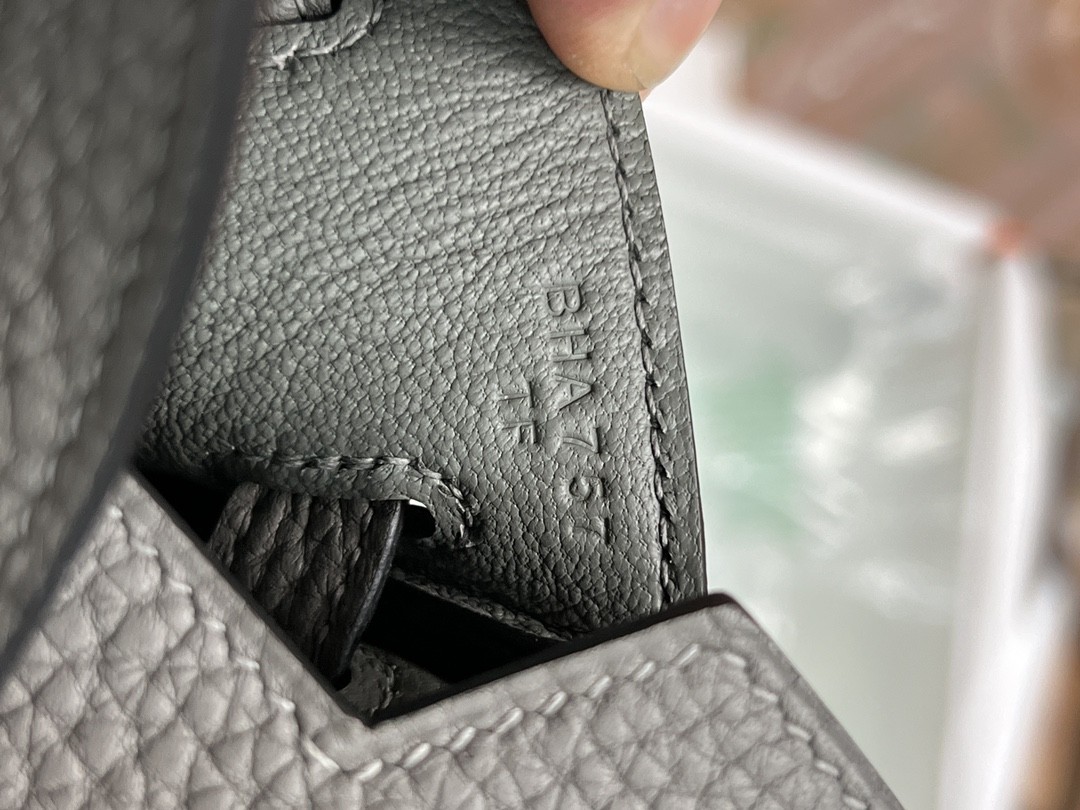 Shebag fully handmade Birkin 25 bag grey and gold full review（2024 Aug updated）-အရည်အသွေးအကောင်းဆုံးအတု Louis Vuitton Bag အွန်လိုင်းစတိုး၊ ပုံစံတူဒီဇိုင်နာအိတ် ru