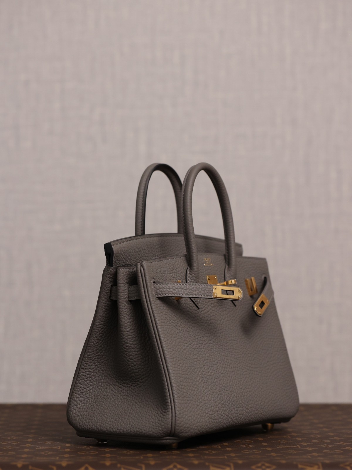 Shebag fully handmade Birkin 25 bag grey and gold full review（2024 Aug updated）-Loja online de bolsa Louis Vuitton falsa de melhor qualidade, bolsa de designer de réplica ru