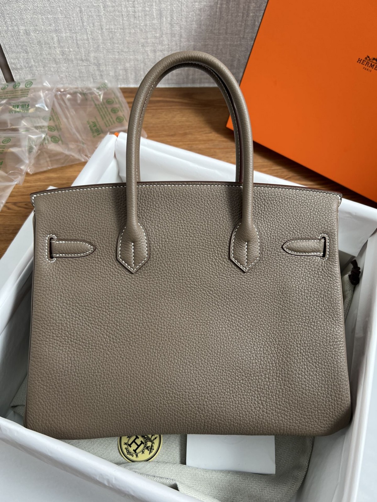 Shebag Hermes Birkin 30 bag in grey full review(2024 Aug updated)-Loja online de bolsa Louis Vuitton falsa de melhor qualidade, bolsa de designer de réplica ru