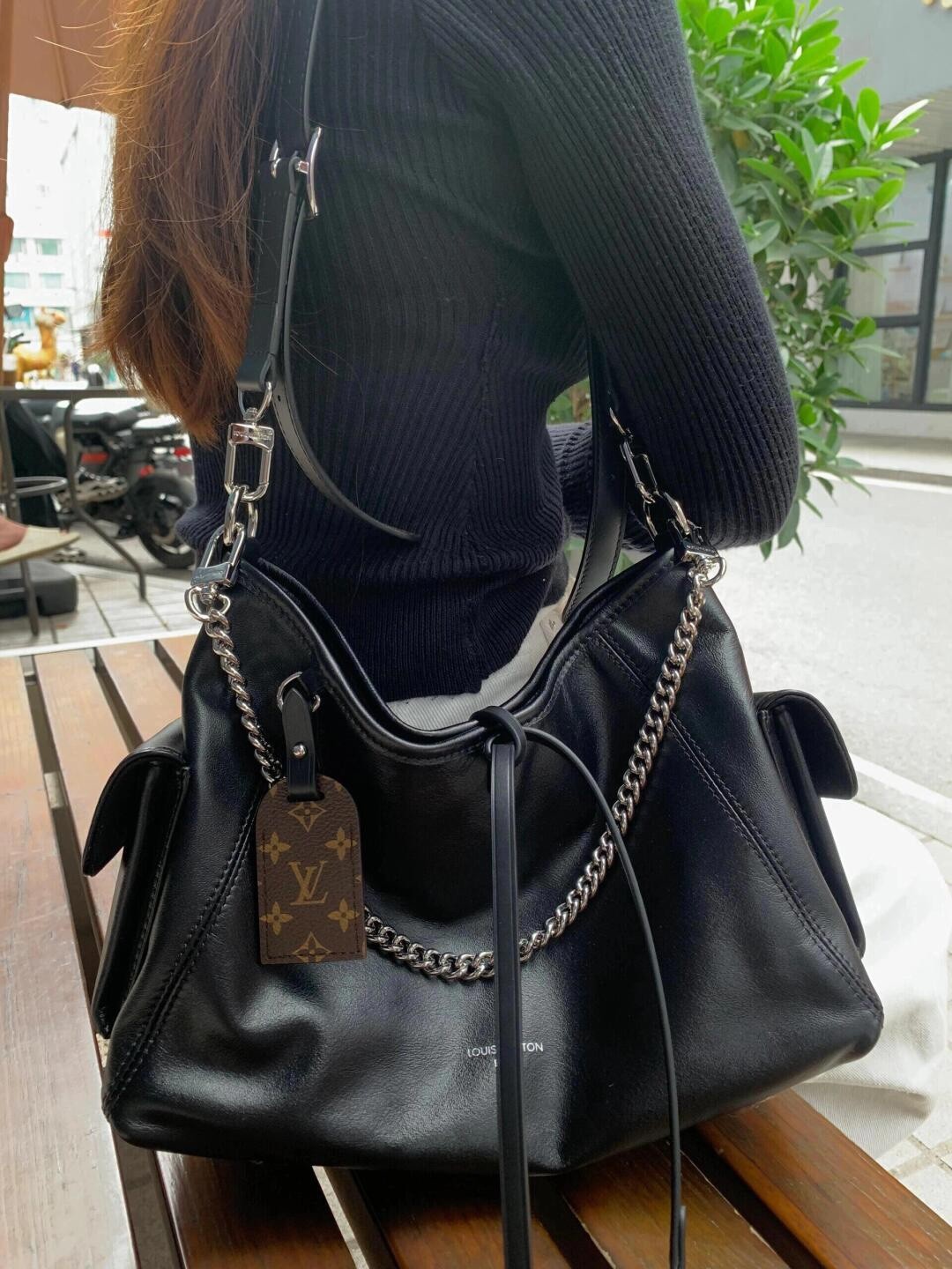 Shebag Louis Vuitton M25143 CARRYALL DARK medium size full review over 300 photos (2024 Sep updated )-최고의 품질 가짜 루이비통 가방 온라인 스토어, 복제 디자이너 가방 ru