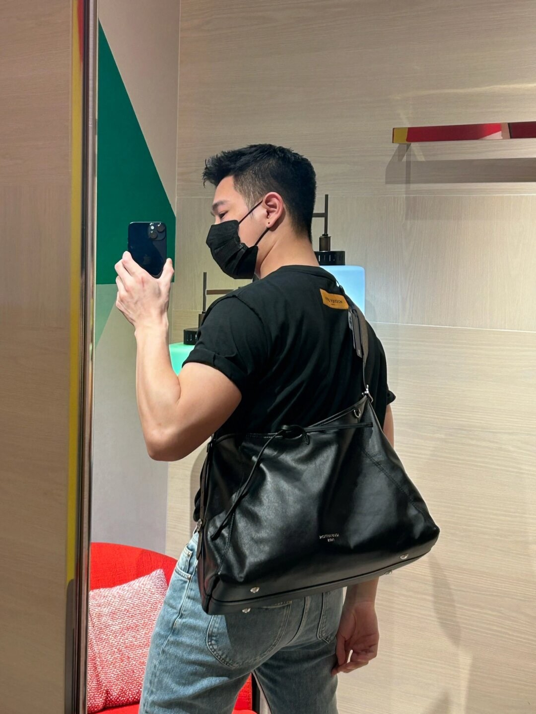 Shebag Louis Vuitton M25143 CARRYALL DARK medium size full review over 300 photos (2024 Sep updated )-Bescht Qualitéit Fake Louis Vuitton Bag Online Store, Replica Designer Bag ru