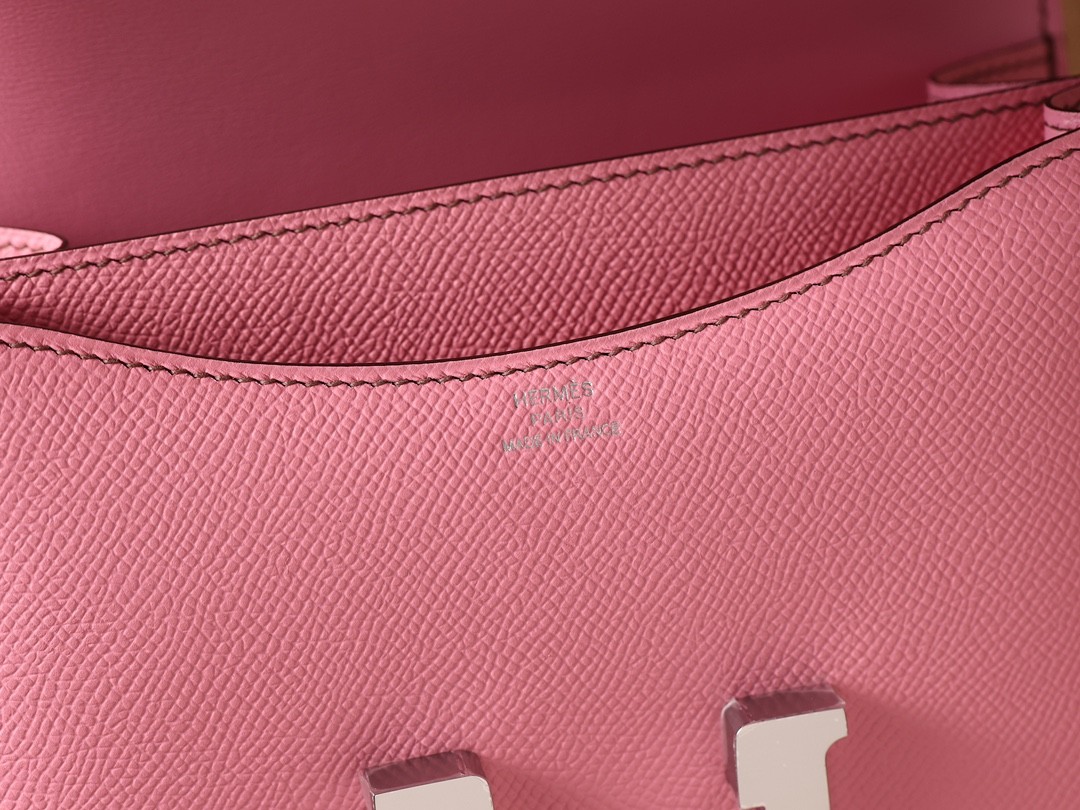 Shebag Hermes Constance 19 bag in pink Epsom full review(2024 Sep updated)-Nejkvalitnější falešná taška Louis Vuitton Online Store, Replica designer bag ru