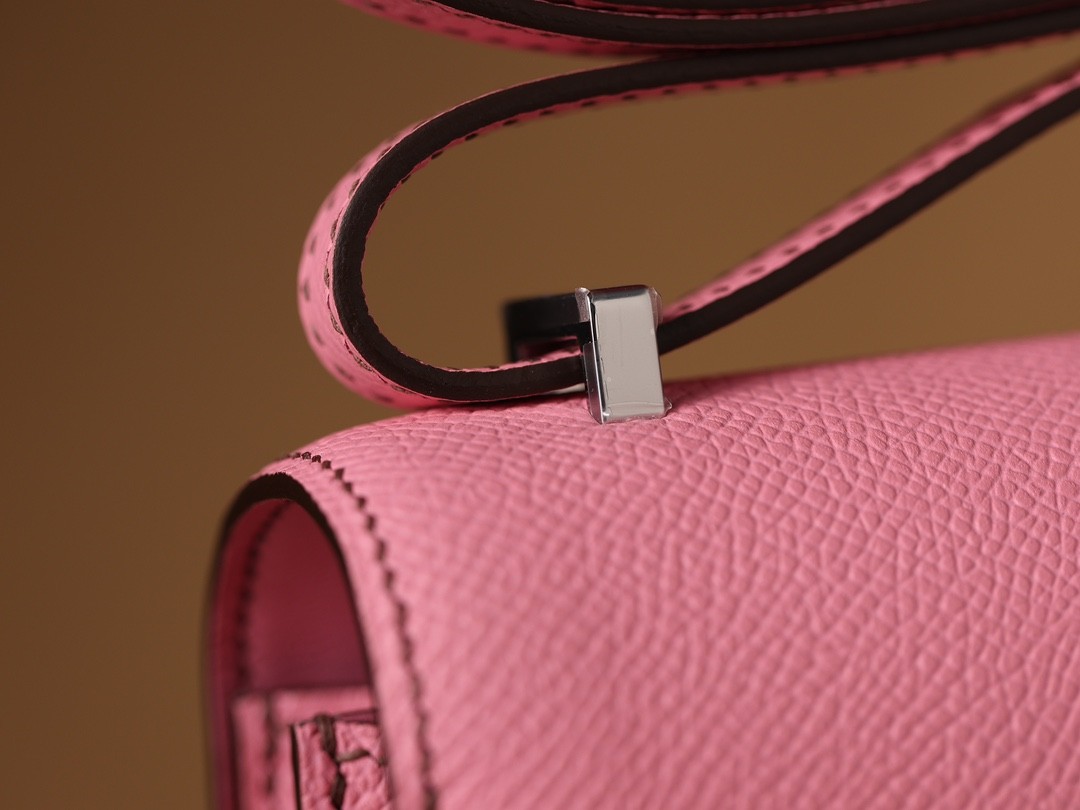 Shebag Hermes Constance 19 bag in pink Epsom full review(2024 Sep updated)-Labākās kvalitātes viltotās Louis Vuitton somas tiešsaistes veikals, dizaineru somas kopija ru