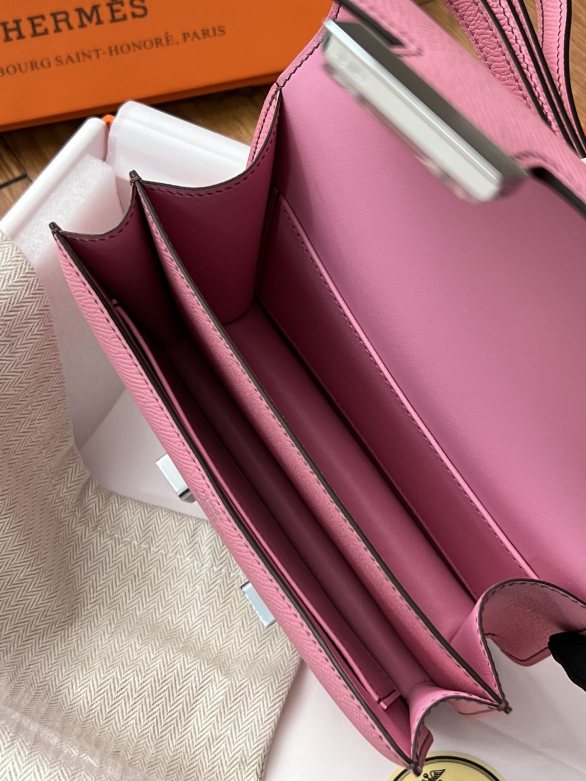 Shebag Hermes Constance 19 bag in pink Epsom full review(2024 Sep updated)-Duka la Mtandaoni la Begi Bandia ya Louis Vuitton ya Ubora, Begi la wabuni wa Replica ru