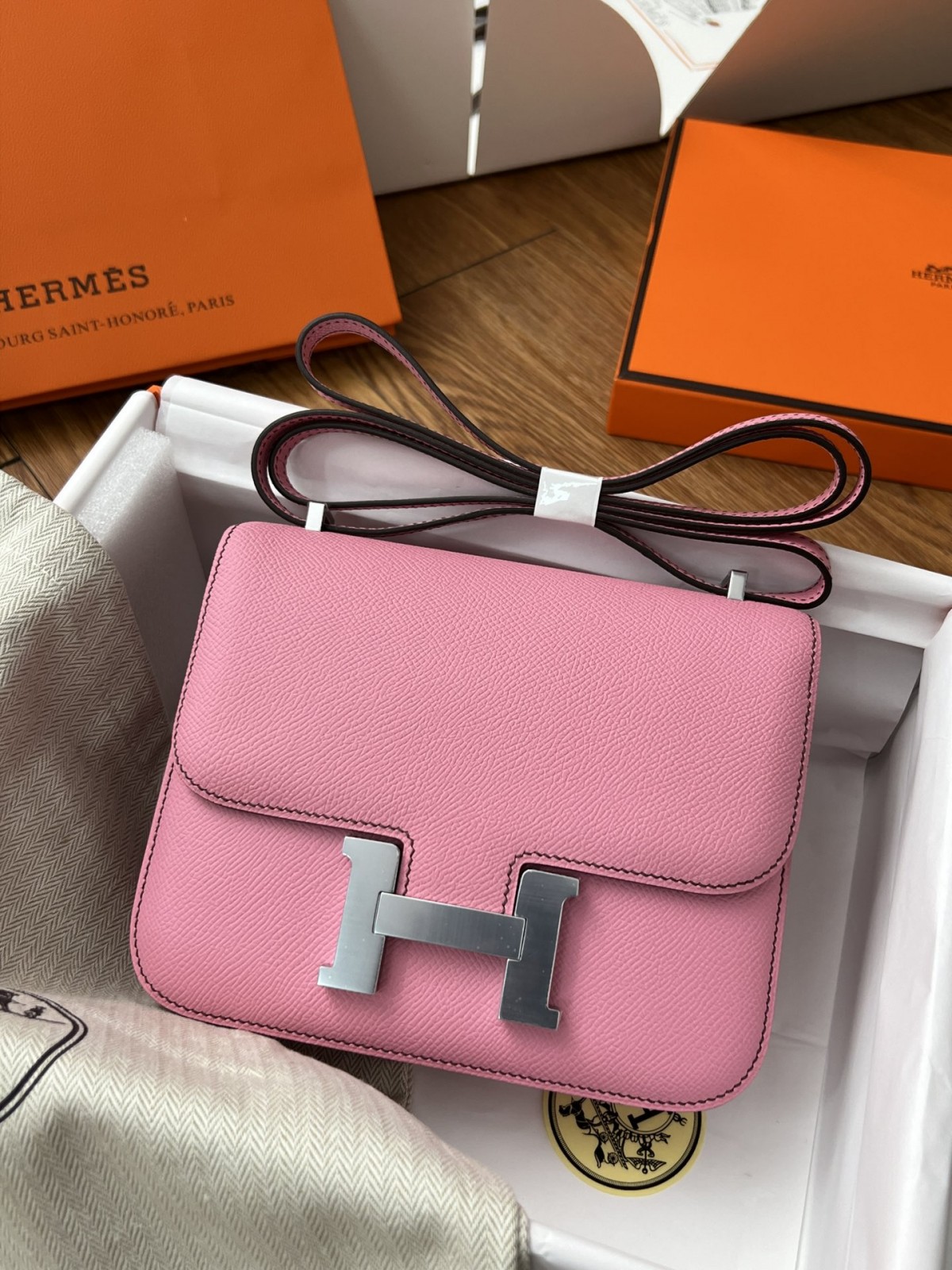 Shebag Hermes Constance 19 bag in pink Epsom full review(2024 Sep updated)-Duka la Mtandaoni la Begi Bandia ya Louis Vuitton ya Ubora, Begi la wabuni wa Replica ru