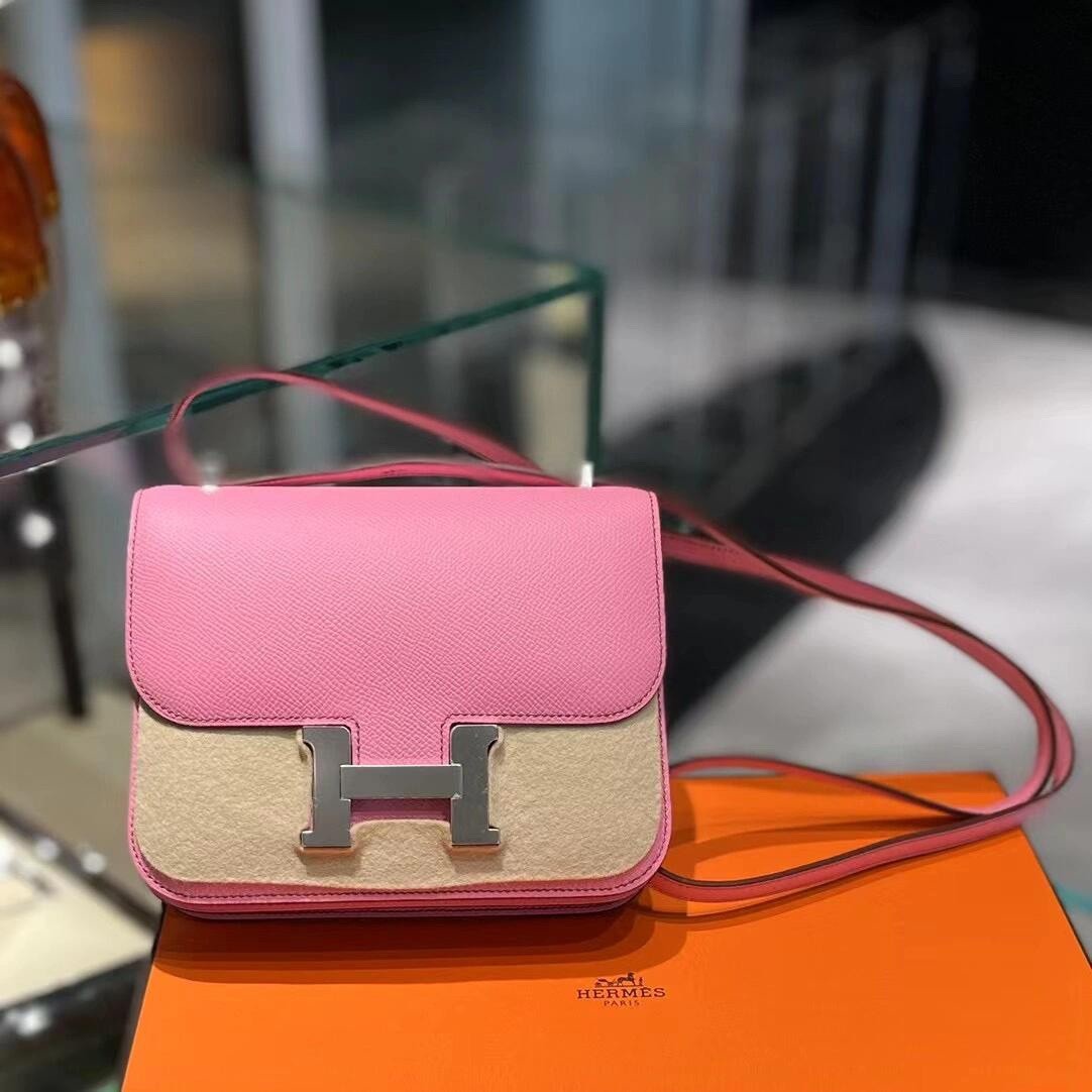 Shebag Hermes Constance 19 bag in pink Epsom full review(2024 Sep updated)-Шилдэг чанарын хуурамч Louis Vuitton цүнх онлайн дэлгүүр, Replica дизайнер цүнх ru