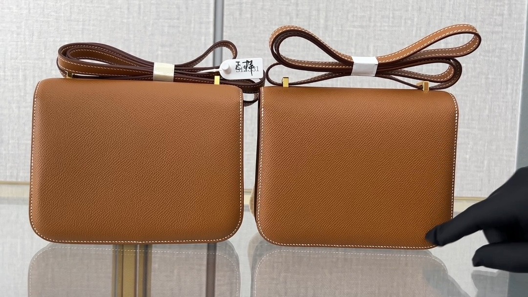 Shebag VS Authentic! Hermes Constance 19 in golden brown (2024 Sep updated)-ʻOi aku ka maikaʻi o ka ʻeke Louis Vuitton ʻeke hoʻopunipuni ma ka hale kūʻai pūnaewele, ʻeke hoʻolālā kope ru