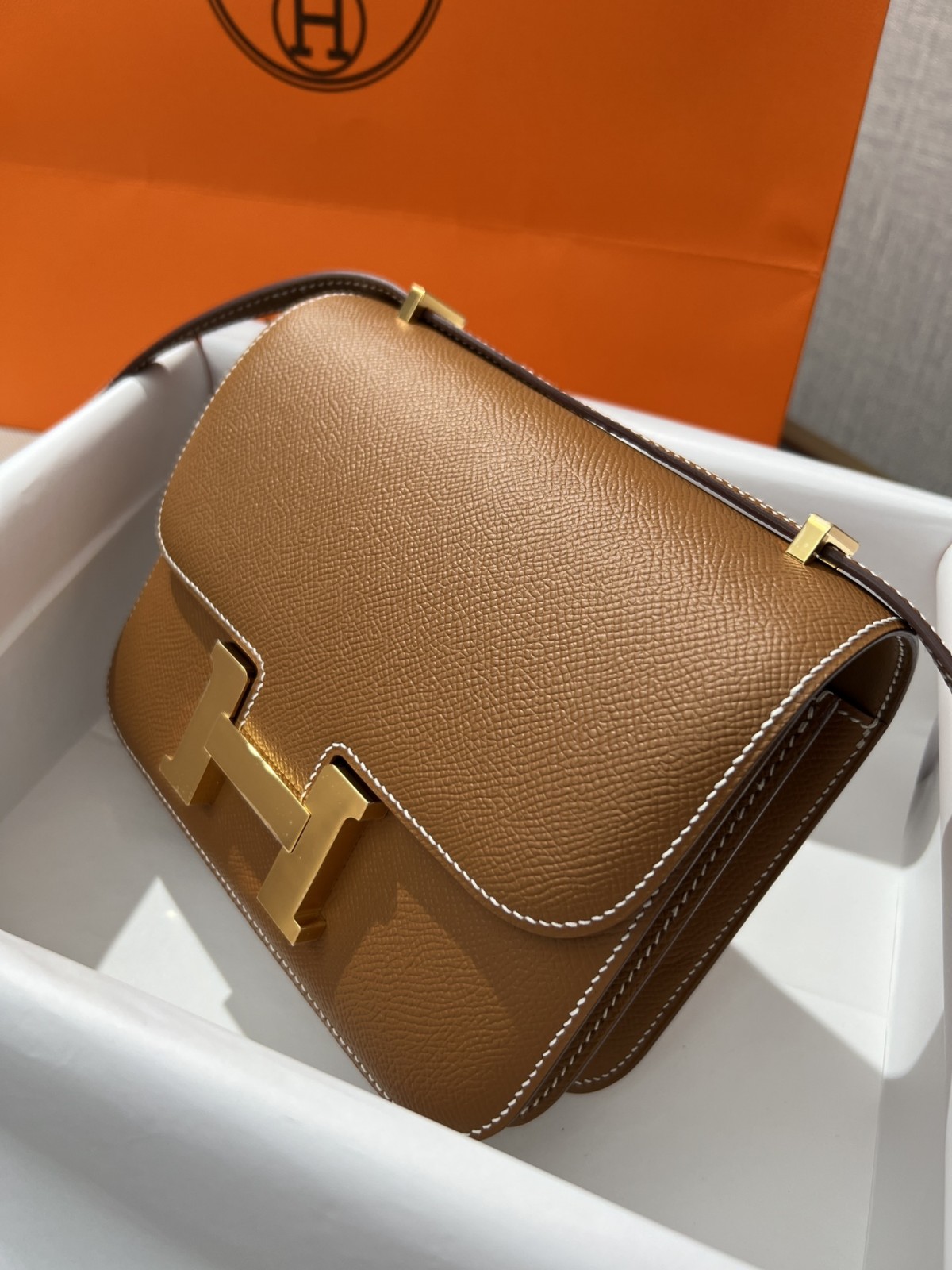 Shebag VS Authentic! Hermes Constance 19 in golden brown (2024 Sep updated)-Najlepsza jakość fałszywych torebek Louis Vuitton Sklep internetowy, projektant repliki torebki ru