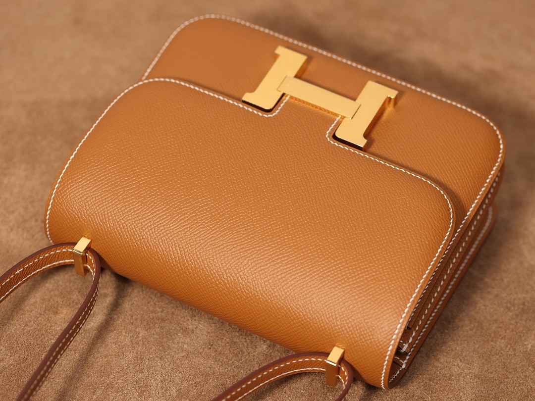 Shebag VS Authentic! Hermes Constance 19 in golden brown (2024 Sep updated)-최고의 품질 가짜 루이비통 가방 온라인 스토어, 복제 디자이너 가방 ru