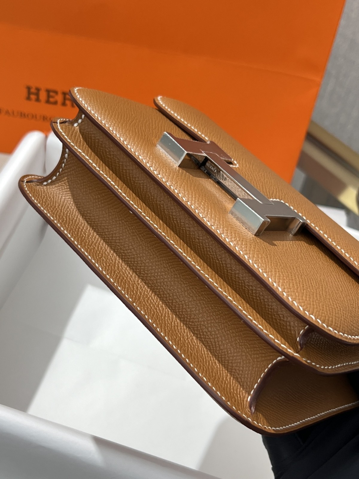 Shebag VS Authentic! Hermes Constance 19 in golden brown (2024 Sep updated)-最好的質量假路易威登包網上商店，複製設計師包 ru