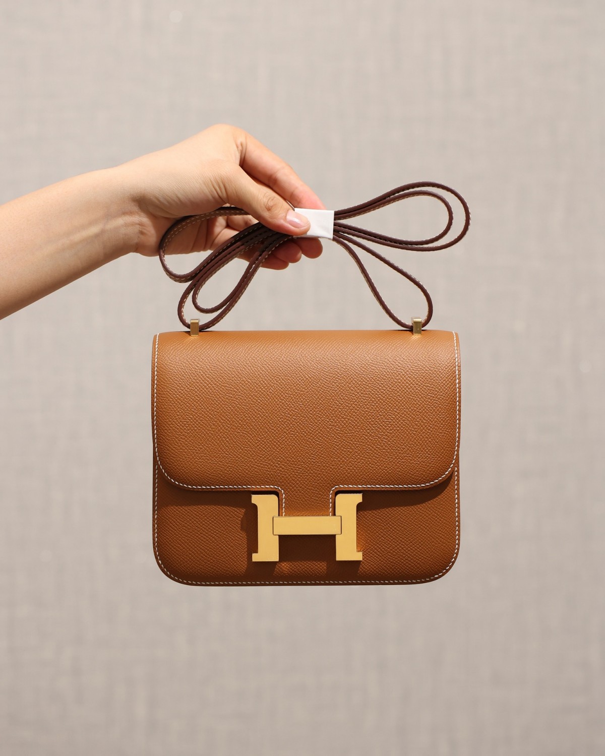 Shebag VS Authentic! Hermes Constance 19 in golden brown (2024 Sep updated)-최고의 품질 가짜 루이비통 가방 온라인 스토어, 복제 디자이너 가방 ru