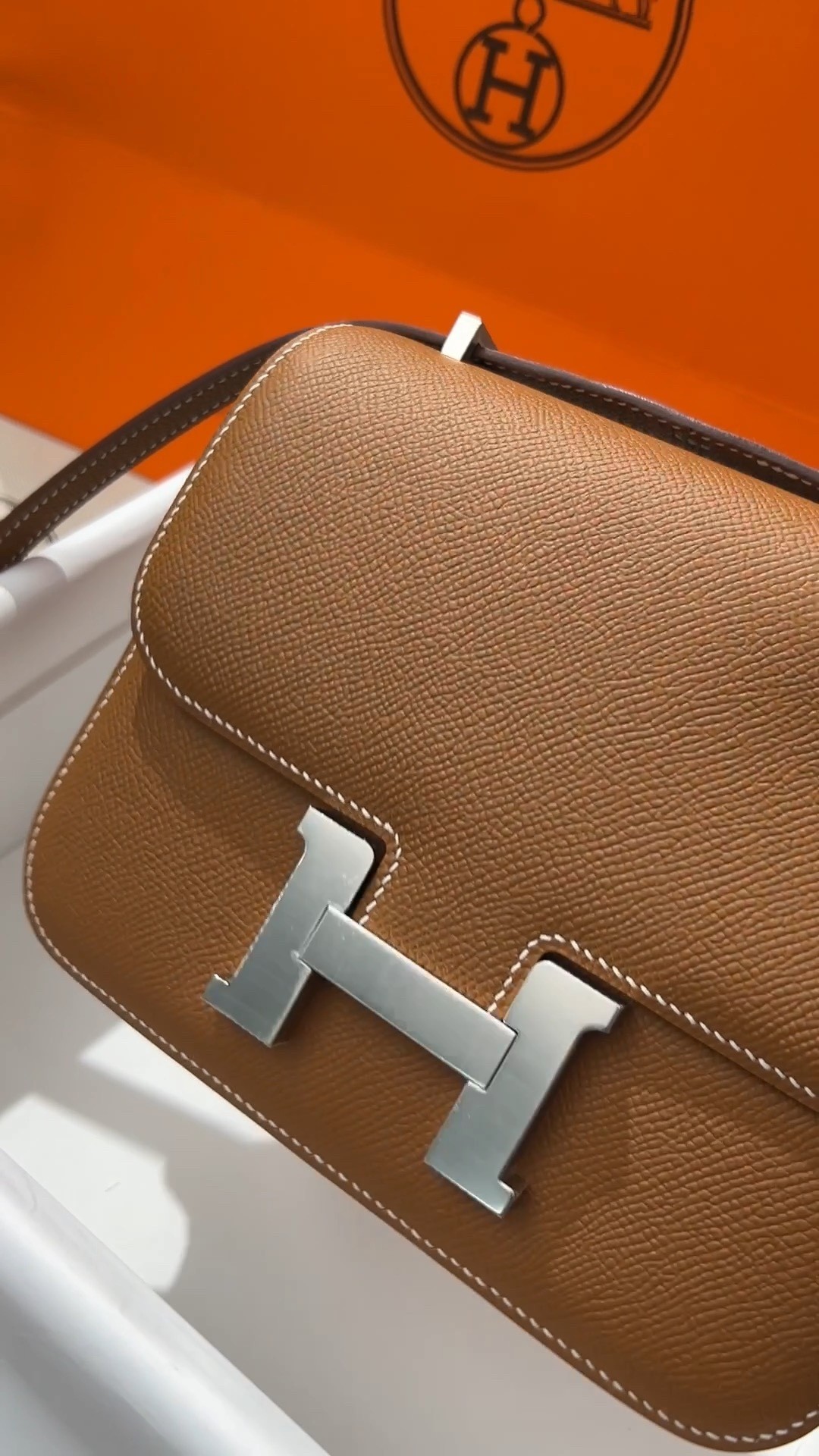 Shebag VS Authentic! Hermes Constance 19 in golden brown (2024 Sep updated)-Najlepsza jakość fałszywych torebek Louis Vuitton Sklep internetowy, projektant repliki torebki ru