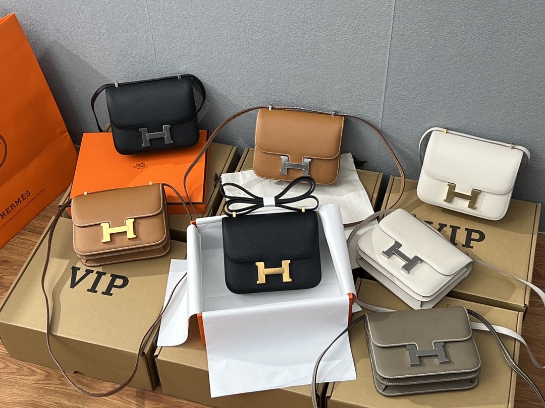 Shebag VS Authentic! Hermes Constance 19 in golden brown (2024 Sep updated)-Шилдэг чанарын хуурамч Louis Vuitton цүнх онлайн дэлгүүр, Replica дизайнер цүнх ru