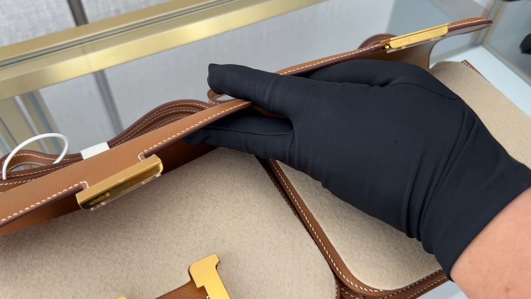 Shebag VS Authentic! Hermes Constance 19 in golden brown (2024 Sep updated)-Nejkvalitnější falešná taška Louis Vuitton Online Store, Replica designer bag ru