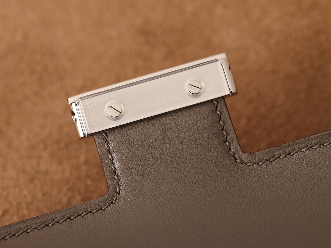 Shebag fully handmade Hermes Constance 19 in grey (2024 Oct updated)-Negoziu in linea di borse Louis Vuitton falsi di migliore qualità, borsa di design di replica ru