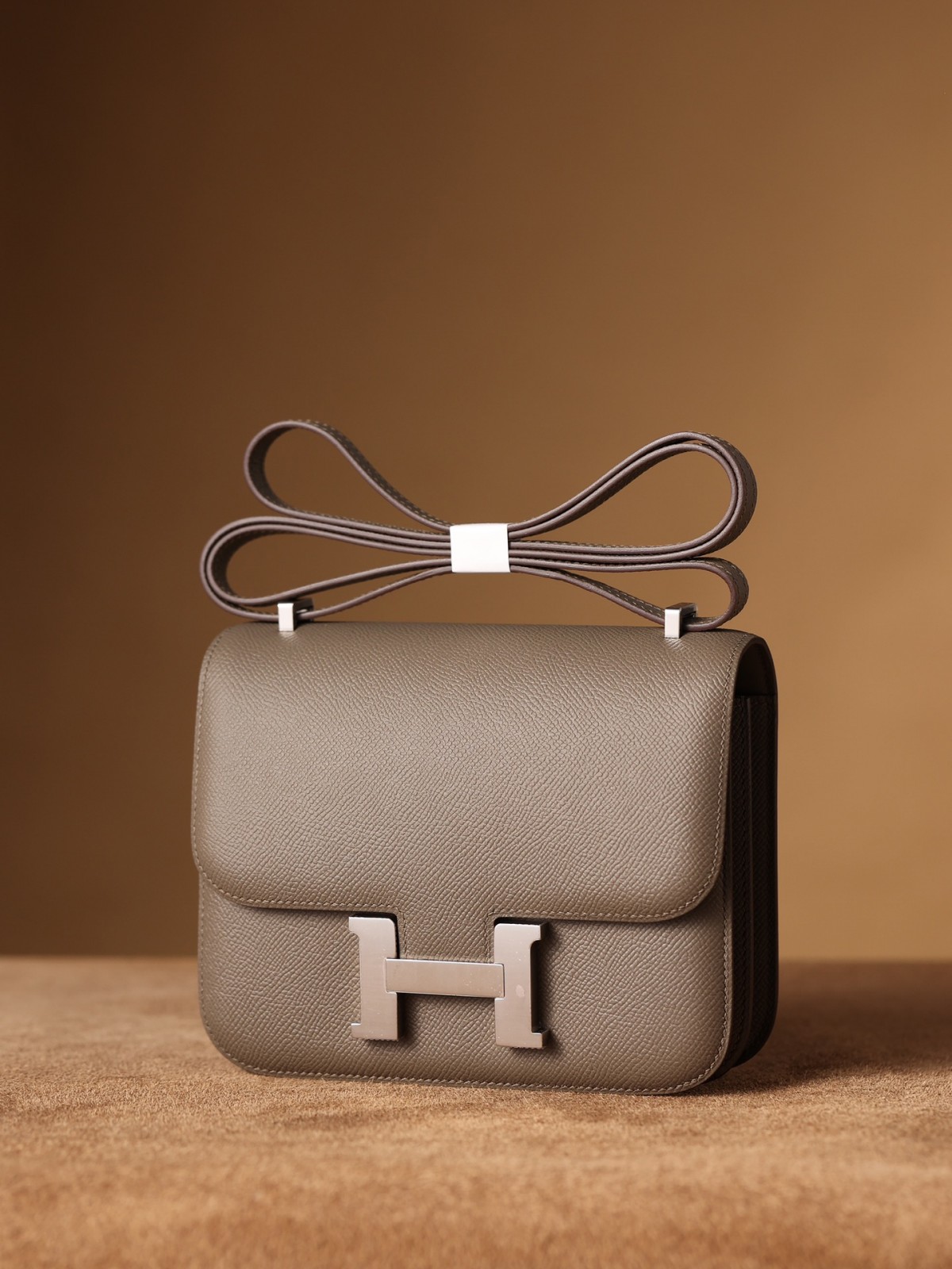 Shebag fully handmade Hermes Constance 19 in grey (2024 Oct updated)-Legjobb minőségű hamis Louis Vuitton táska online áruház, replika designer táska ru