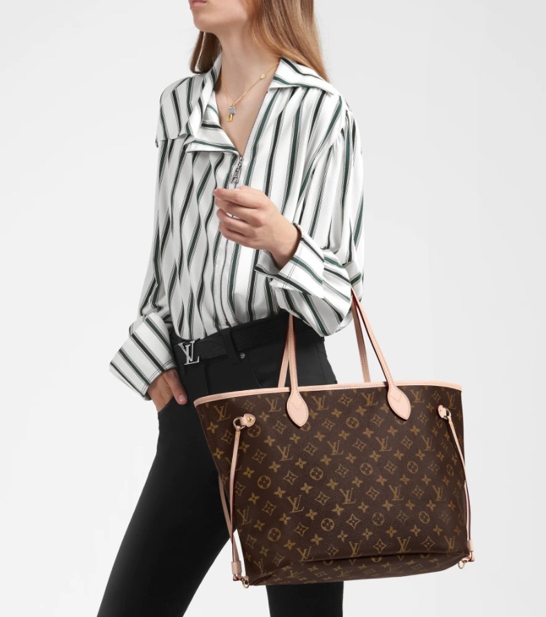 Shebag Louis Vuitton M41177  Neverfull medium size（2024 Oct updated）-Tulaga sili ona lelei Fake Louis Vuitton Bag Faleoloa i luga ole laiga, Replica designer bag ru