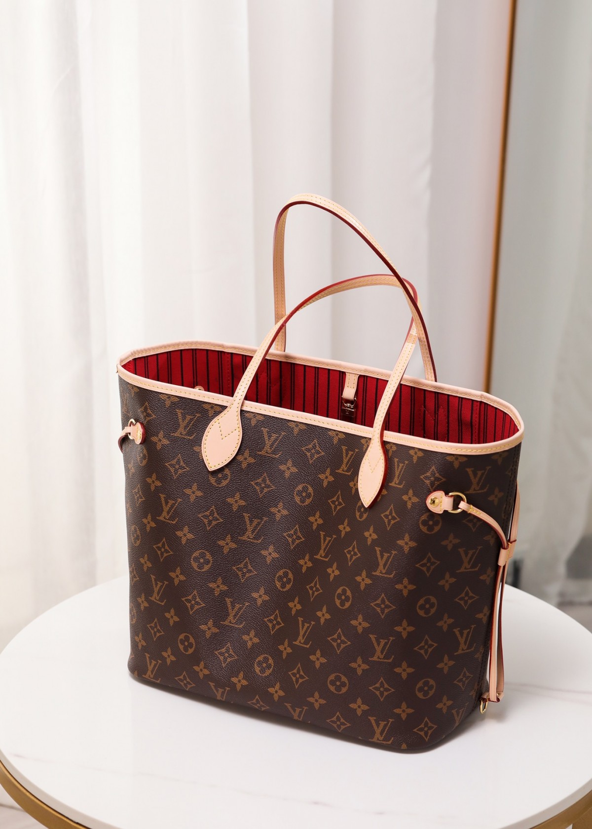 Shebag Louis Vuitton M41177  Neverfull medium size（2024 Oct updated）-Best Quality Fake Louis Vuitton Bag Online Store, Replica designer bag ru