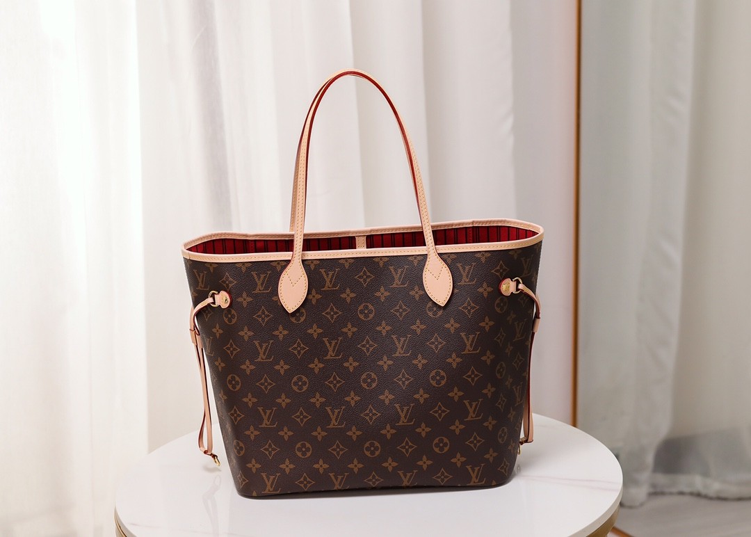 Shebag Louis Vuitton M41177  Neverfull medium size（2024 Oct updated）-Kedai Dalam Talian Beg Louis Vuitton Palsu Kualiti Terbaik, Beg reka bentuk replika ru