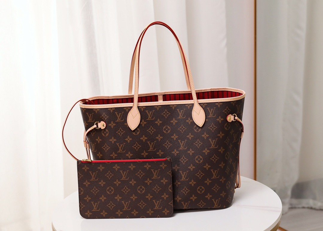 Shebag Louis Vuitton M41177  Neverfull medium size（2024 Oct updated）-Kedai Dalam Talian Beg Louis Vuitton Palsu Kualiti Terbaik, Beg reka bentuk replika ru