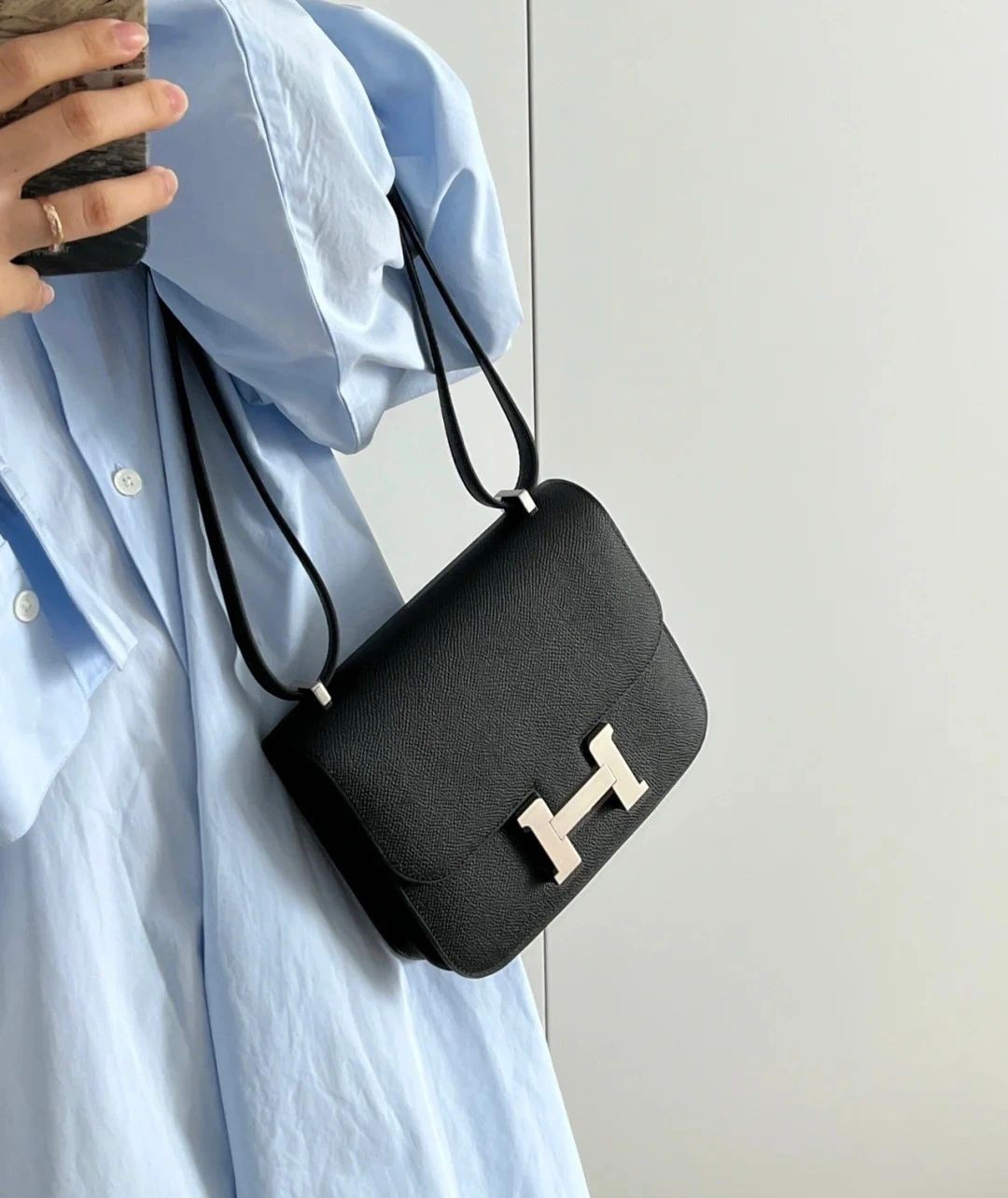 Shebag Hermes Constance 19 bag in black full review (2024 Oct updated)-最高品質の偽のルイヴィトンバッグオンラインストア、レプリカデザイナーバッグru