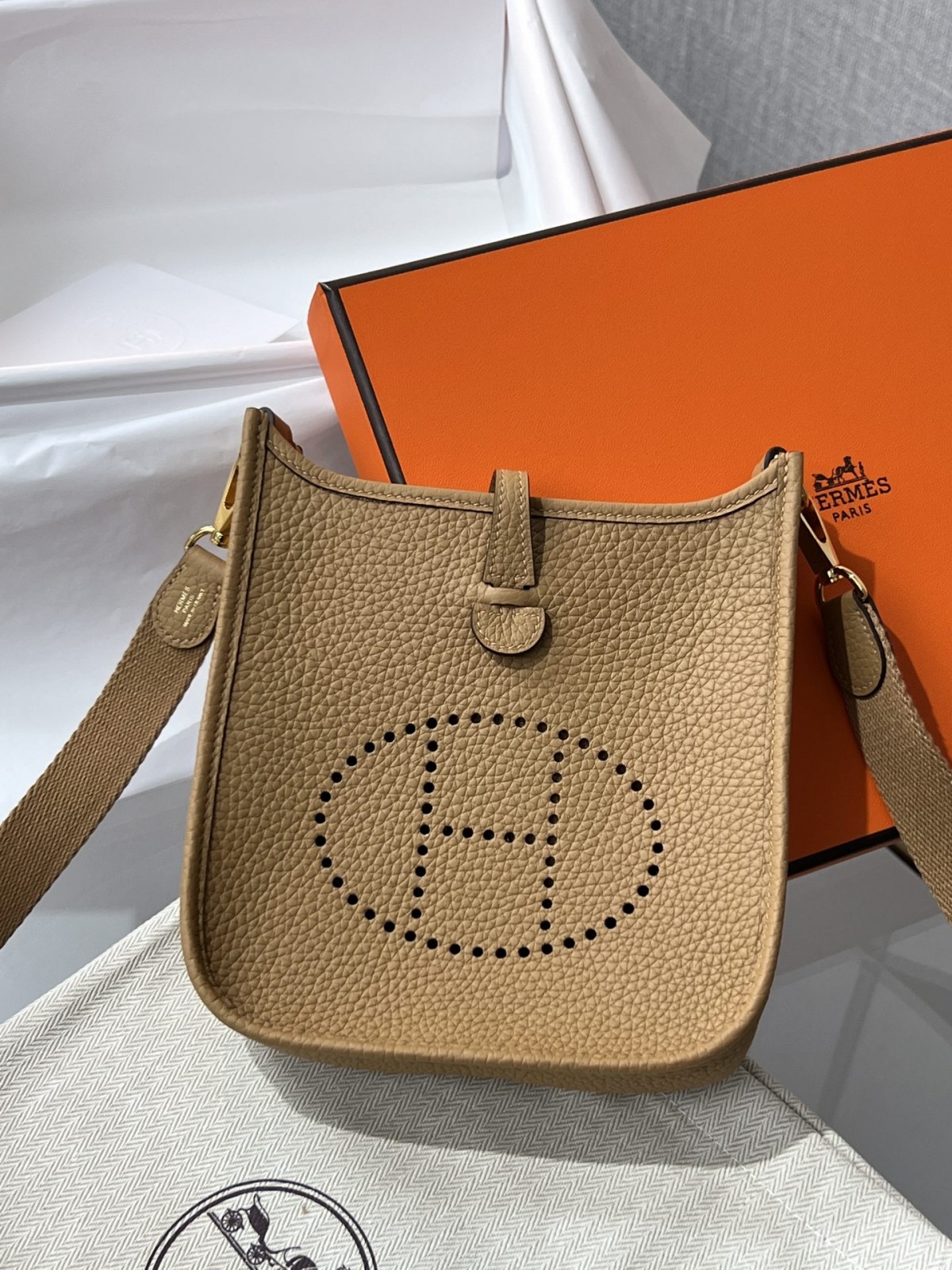 Shebag fully handmade Hermes Evelyn 16 bag full review (2024 Oct updated)-Интернет-магазин поддельной сумки Louis Vuitton лучшего качества, копия дизайнерской сумки ru