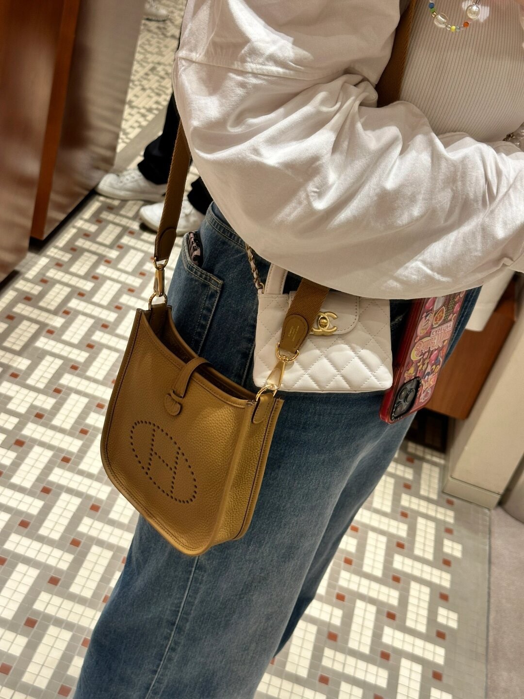 Shebag fully handmade Hermes Evelyn 16 bag full review (2024 Oct updated)-Magazin online de geanți Louis Vuitton fals de cea mai bună calitate, geantă de designer replica ru