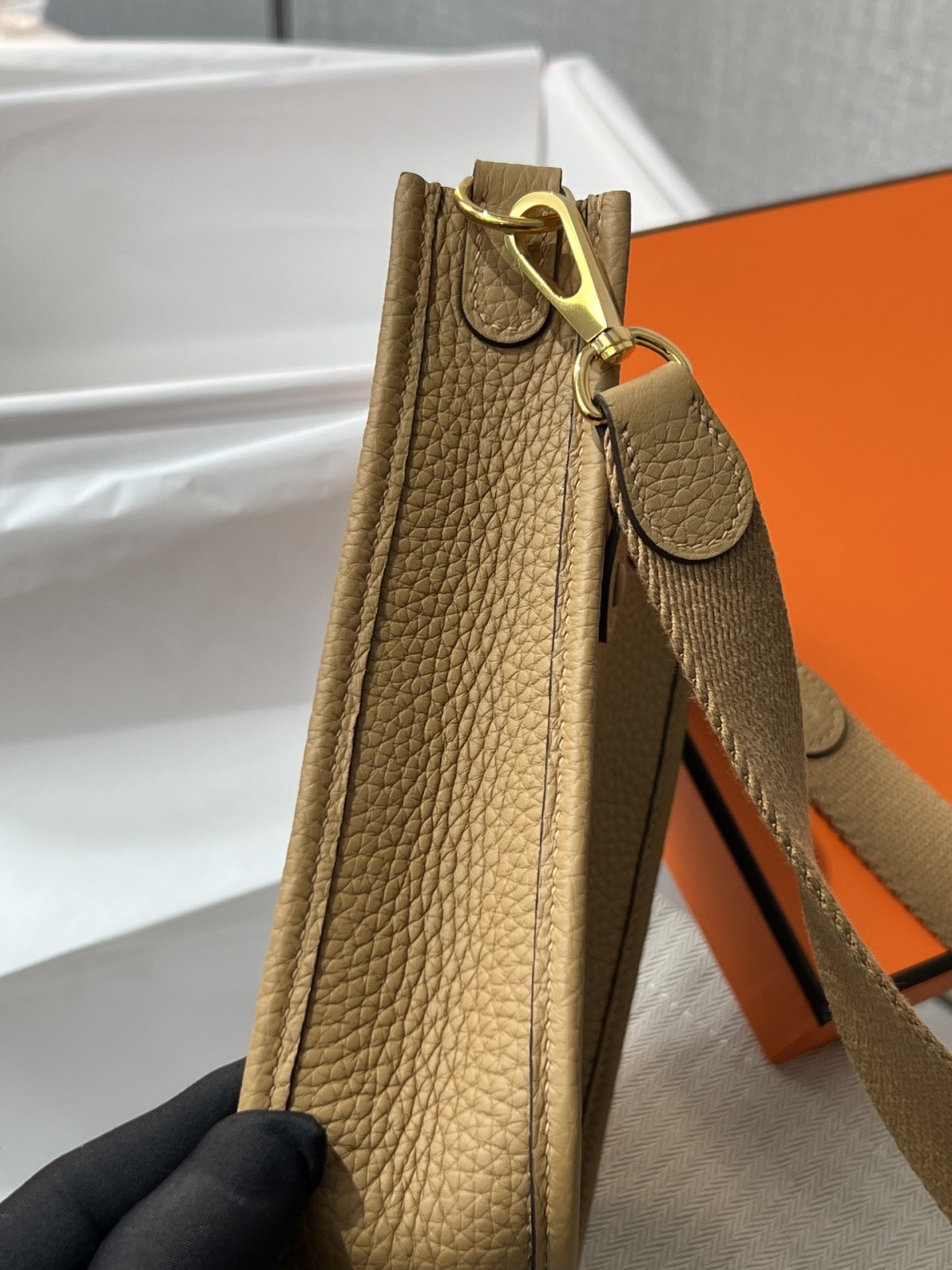 Shebag fully handmade Hermes Evelyn 16 bag full review (2024 Oct updated)-Duka la Mtandaoni la Begi Bandia ya Louis Vuitton ya Ubora, Begi la wabuni wa Replica ru