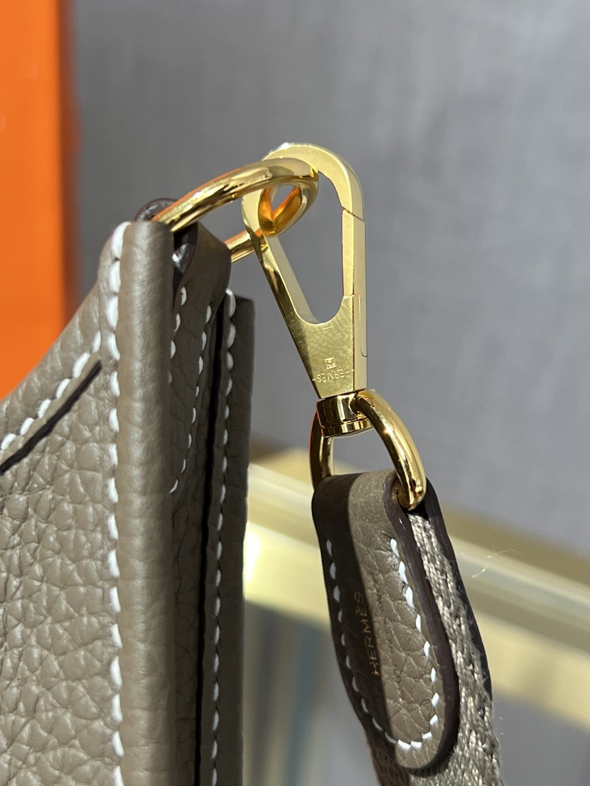 Shebag handmade Hermes evelyn 16 grey bag full review (2024 Oct updated)-Negoziu in linea di borse Louis Vuitton falsi di migliore qualità, borsa di design di replica ru