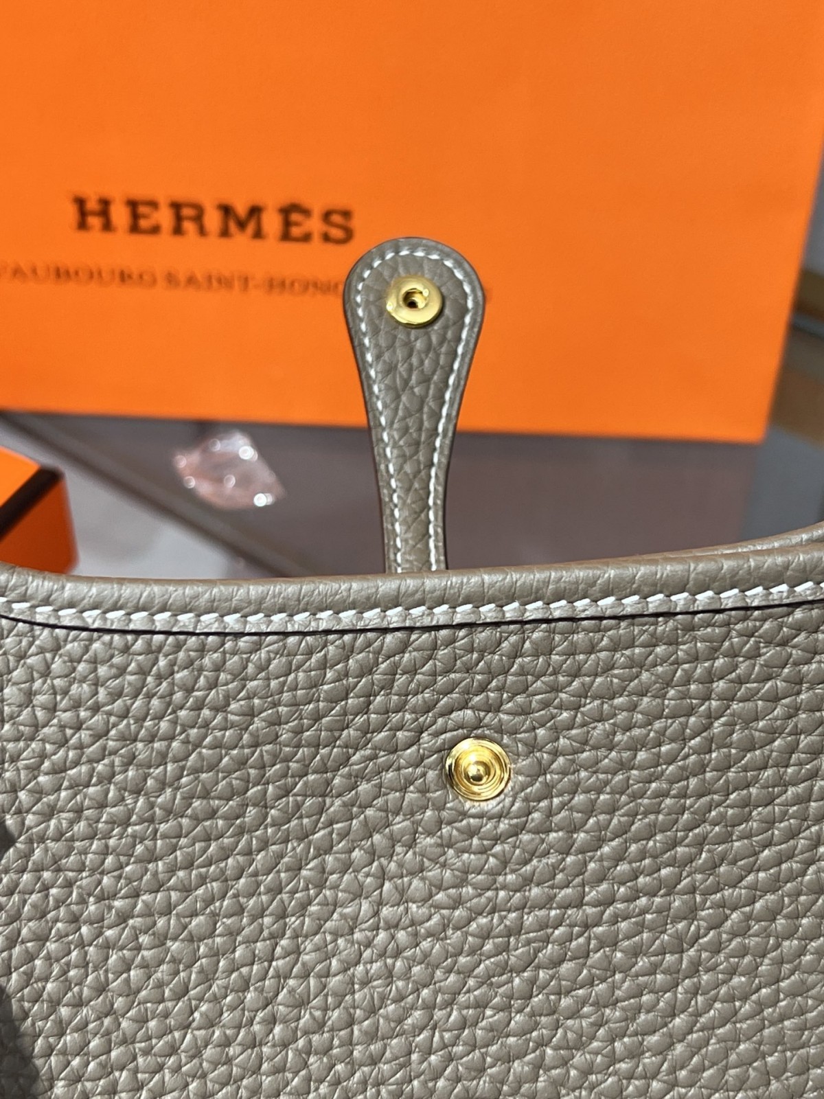 Shebag handmade Hermes evelyn 16 grey bag full review (2024 Oct updated)-ร้านค้าออนไลน์กระเป๋า Louis Vuitton ปลอมคุณภาพดีที่สุด, กระเป๋าออกแบบจำลอง ru