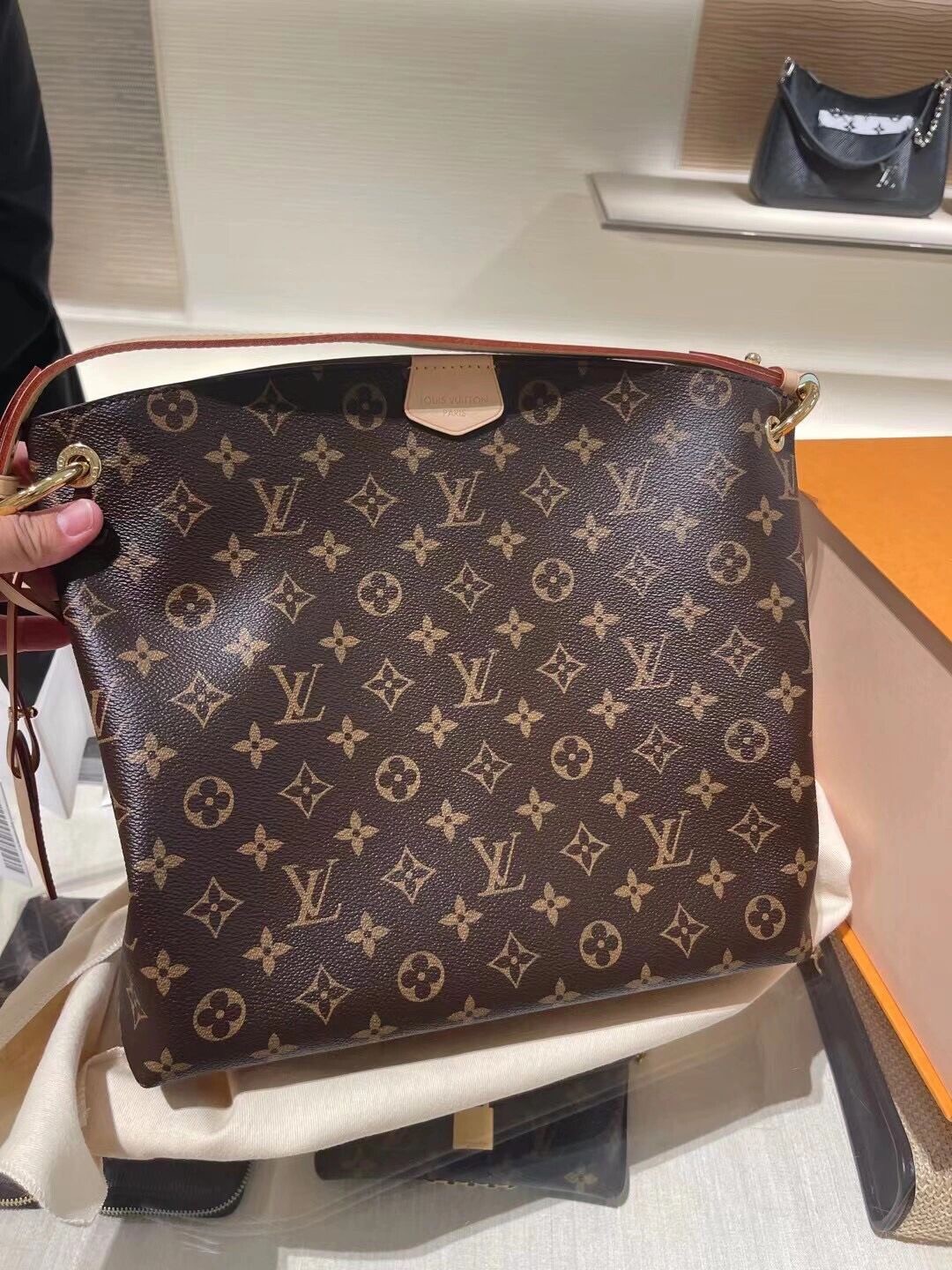 Shebag Louis Vuitton M43701 GRACEFUL small Bag full review （2024 NOV updated）-Best Quality Fake Louis Vuitton Bag Online Store, Replica designer bag ru