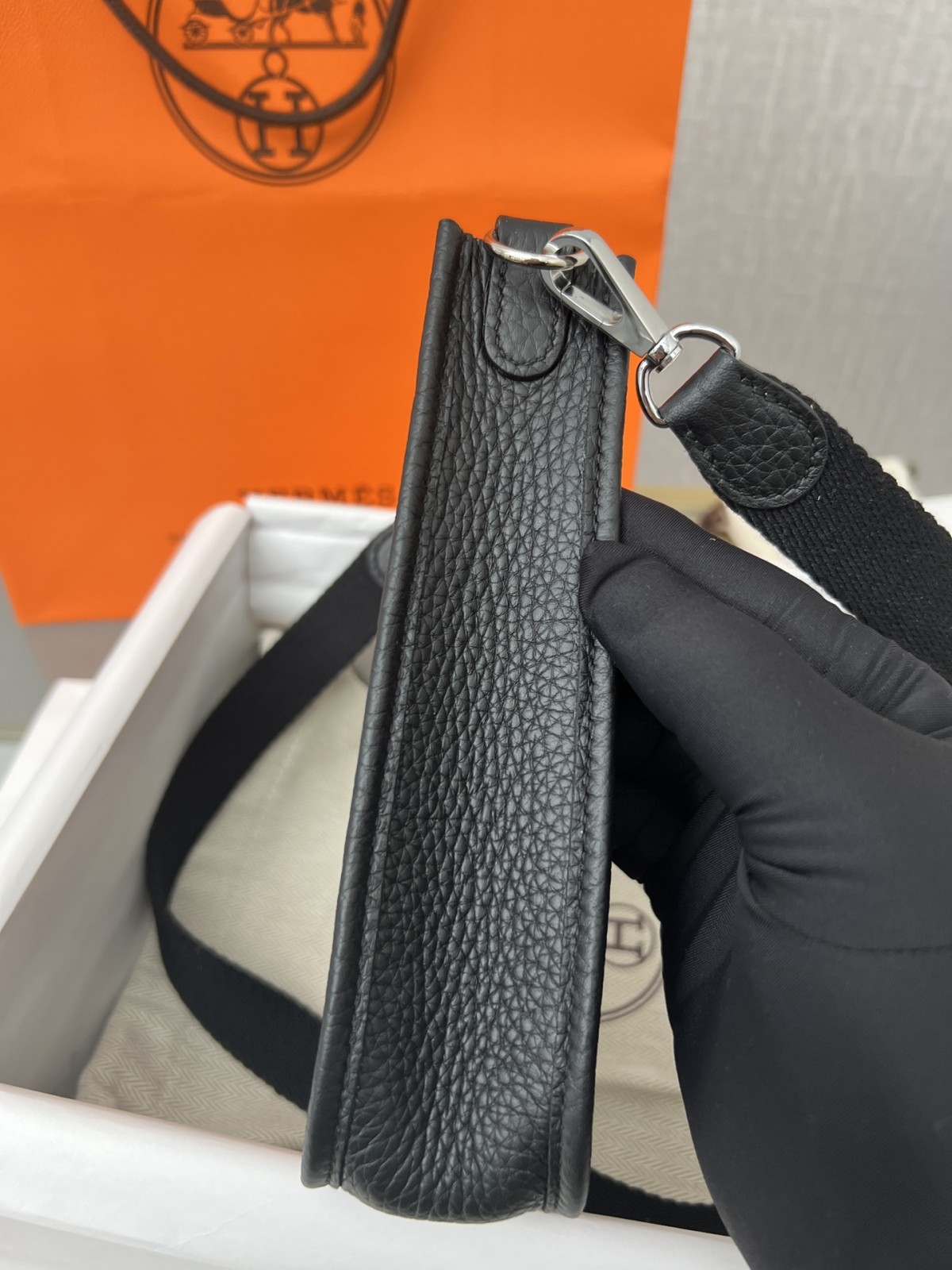 Shebag full hand made Hermes evelyn 16 Black togo silver hardware review (2024 Nov updated)-Best Quality Fake designer Bag Review, Replica designer bag ru