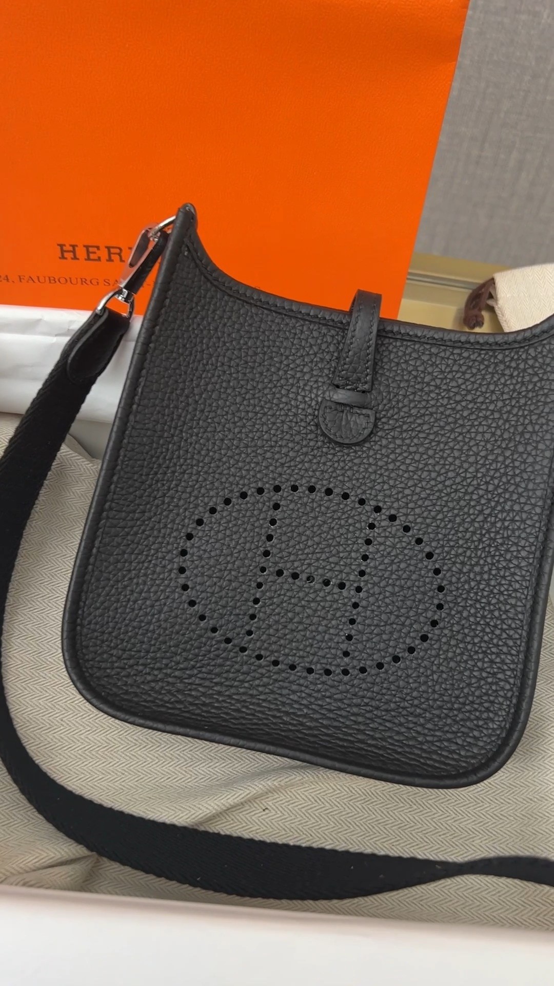 Shebag full hand made Hermes evelyn 16 Black togo silver hardware review (2024 Nov updated)-Best Quality Fake designer Bag Review, Replica designer bag ru