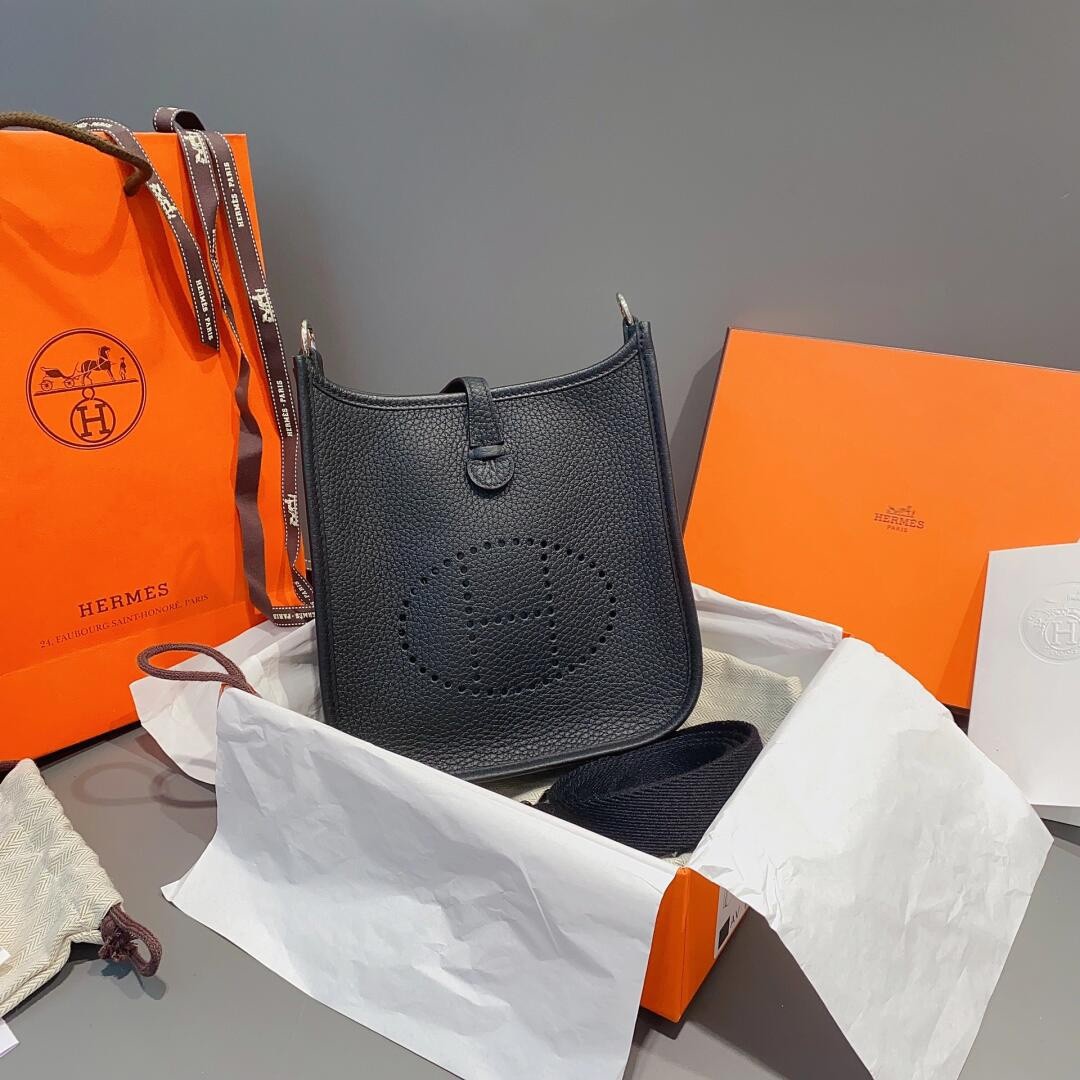 Shebag full hand made Hermes evelyn 16 Black togo silver hardware review (2024 Nov updated)-Legjobb minőségű hamis Louis Vuitton táska online áruház, replika designer táska ru