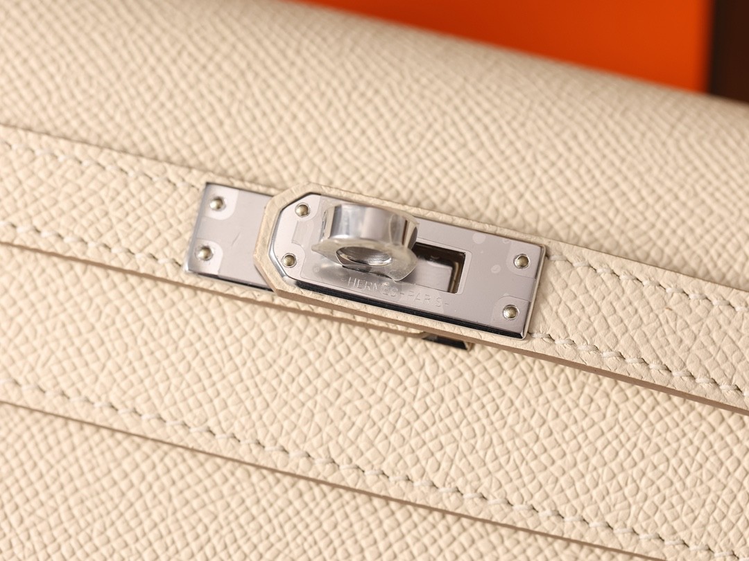 Shebag full handmade Hermes Kelly 25 in white Epsom leather full review （2024 Dec updated）-Best Quality Fake Louis Vuitton Bag Online Store, Replica designer bag ru