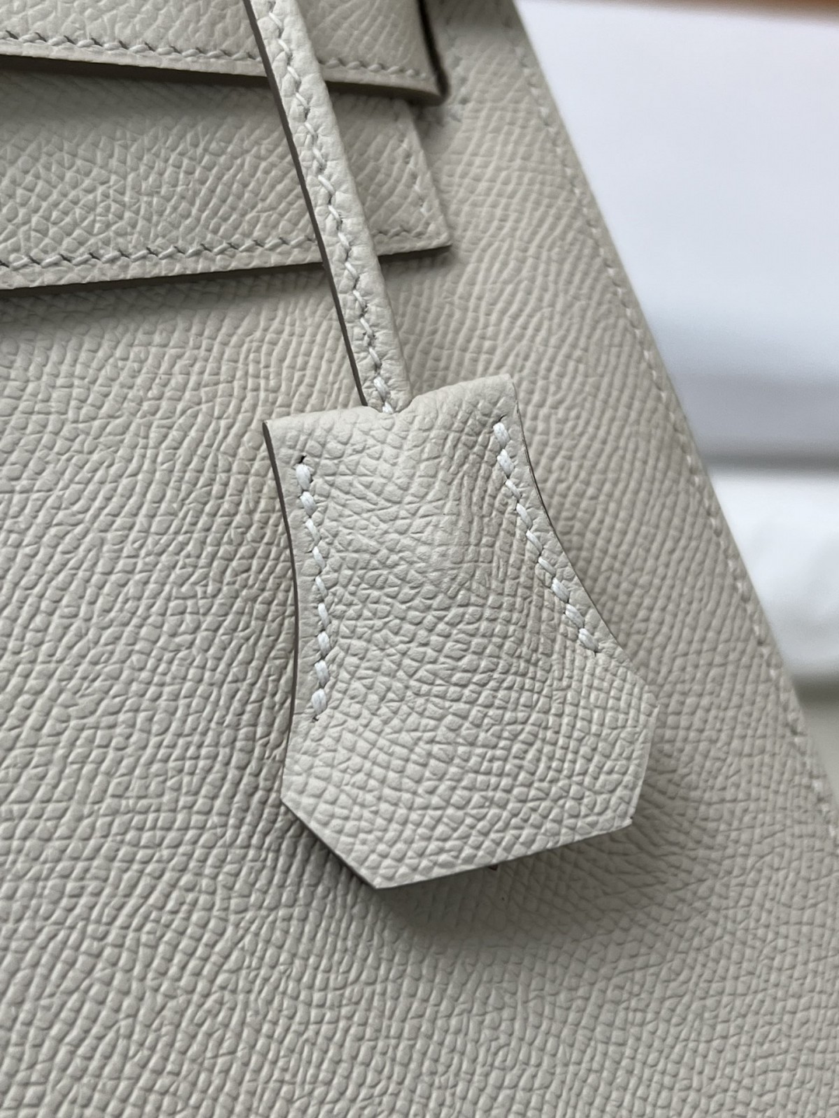 Shebag full handmade Hermes Kelly 25 in white Epsom leather full review （2024 Dec updated）-Best Quality Fake Louis Vuitton Bag Online Store, Replica designer bag ru