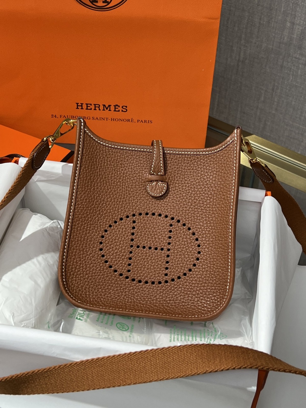 Shebag fully handmade Hermes evelyn 16 bag big review (2024 Dec updated)-Best Quality Fake Louis Vuitton Bag Online Store, Replica designer bag ru