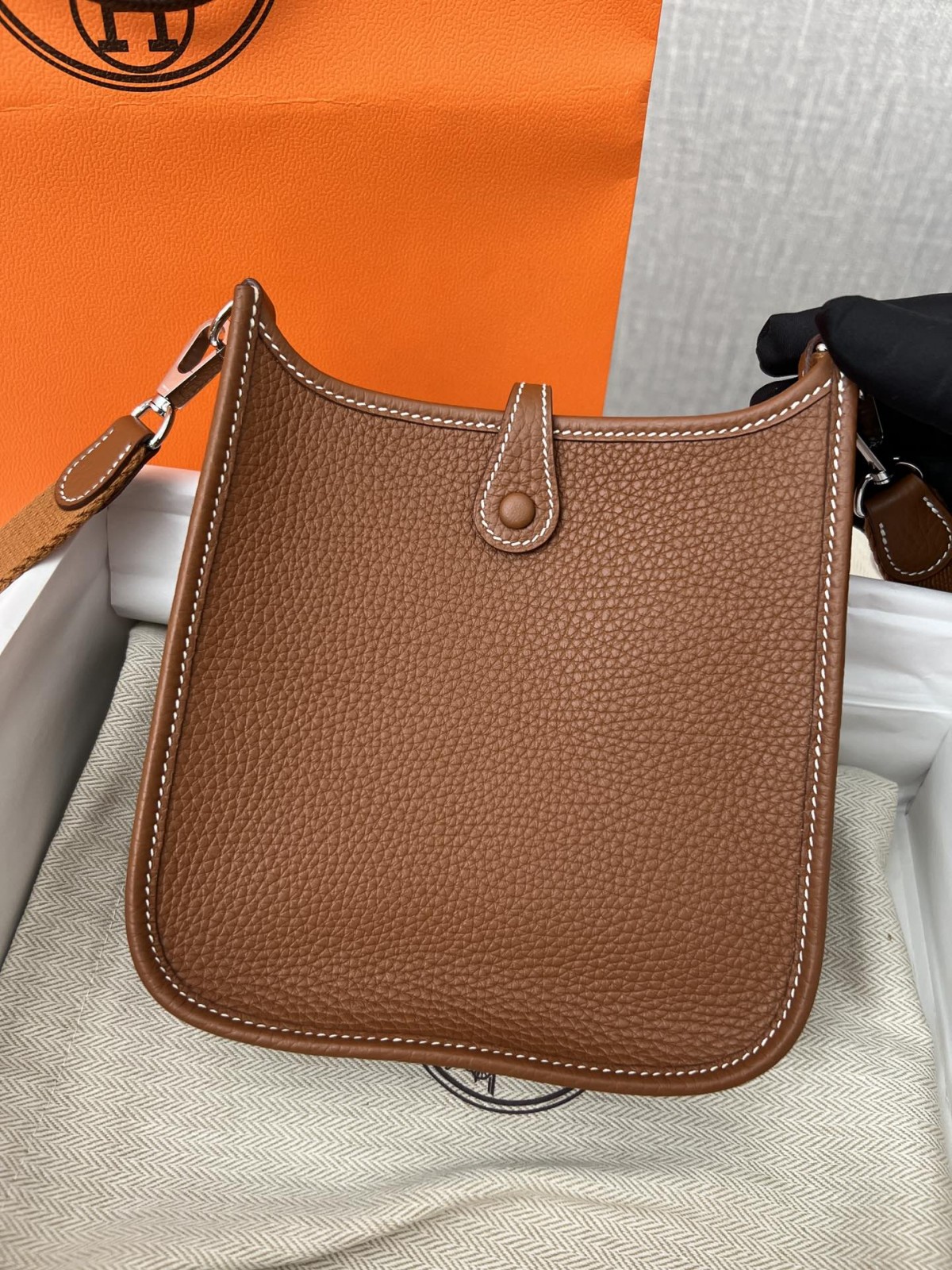 Shebag 15% off！And Shebag fully handmade Hermes Evelyn 16 bag in brown review （2024 Dec updated）-Best Quality Fake Louis Vuitton Bag Online Store, Replica designer bag ru