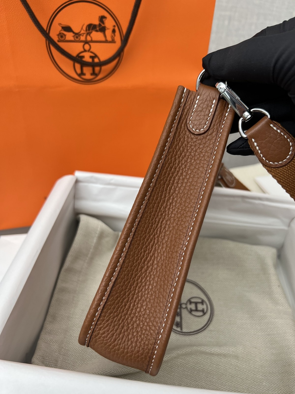 Shebag 15% off！And Shebag fully handmade Hermes Evelyn 16 bag in brown review （2024 Dec updated）-Best Quality Fake Louis Vuitton Bag Online Store, Replica designer bag ru