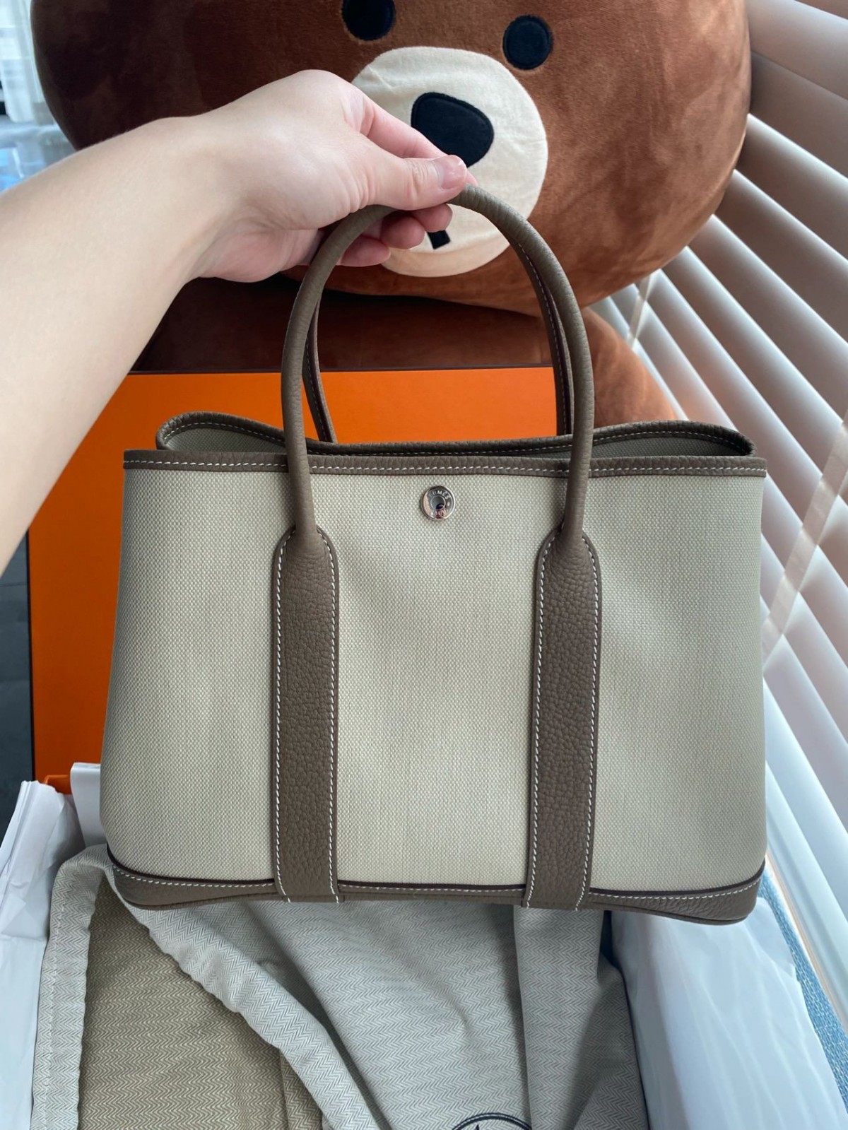 Shebag fully handmade Hermes Garden party canvas bag reivew (2024 Dec updated)-بہترین معیار کا جعلی لوئس ووٹن بیگ آن لائن اسٹور، ریپلیکا ڈیزائنر بیگ آر یو