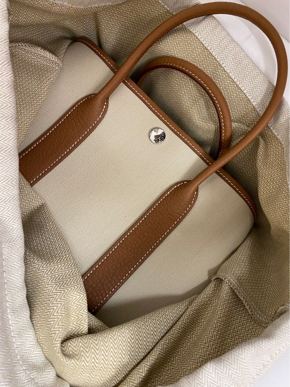 Shebag fully handmade Hermes Garden party canvas bag reivew (2024 Dec updated)-بہترین معیار کا جعلی لوئس ووٹن بیگ آن لائن اسٹور، ریپلیکا ڈیزائنر بیگ آر یو