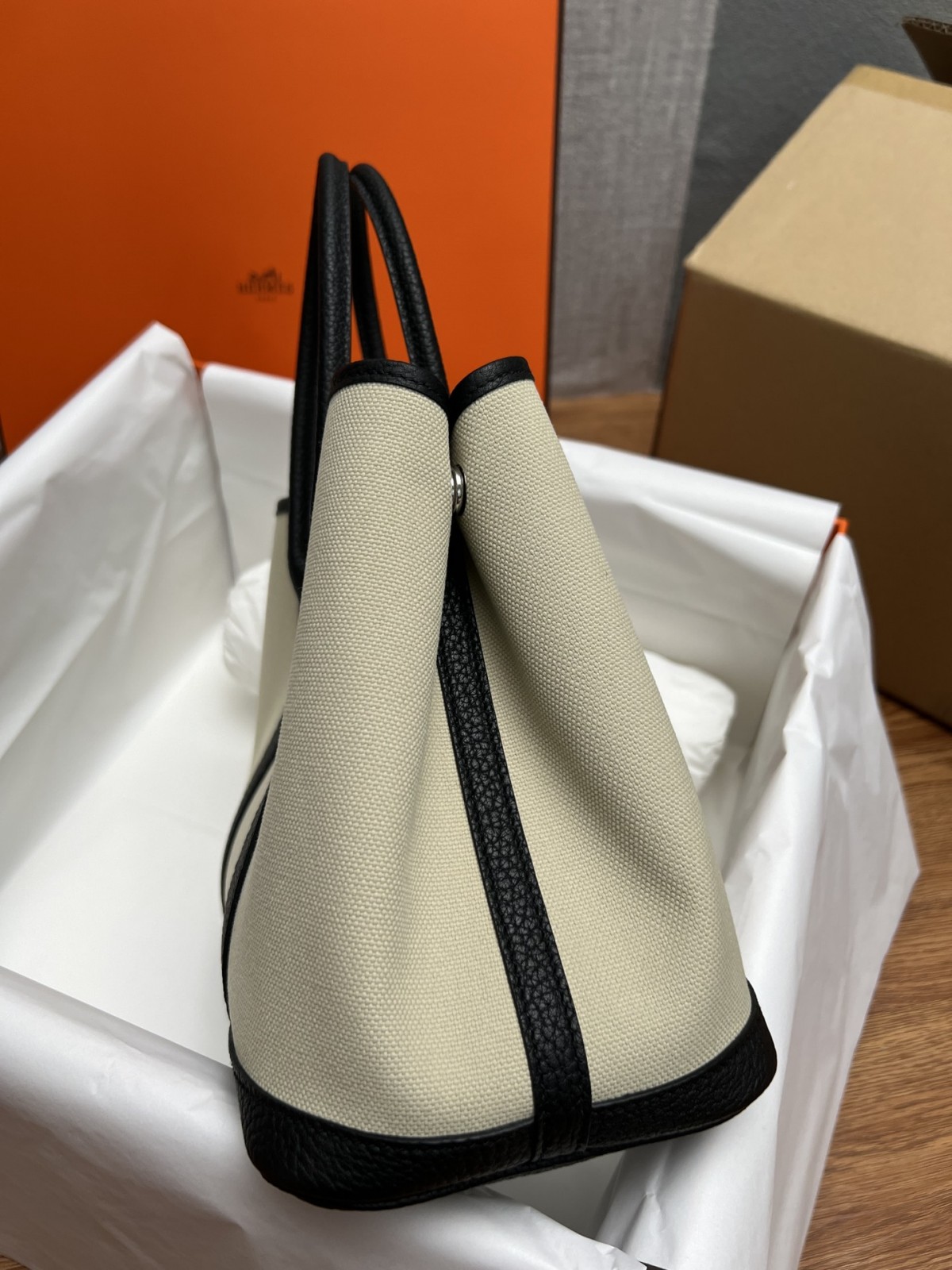 Shebag fully handmade Hermes Garden party canvas bag reivew (2024 Dec updated)-بہترین معیار کا جعلی لوئس ووٹن بیگ آن لائن اسٹور، ریپلیکا ڈیزائنر بیگ آر یو