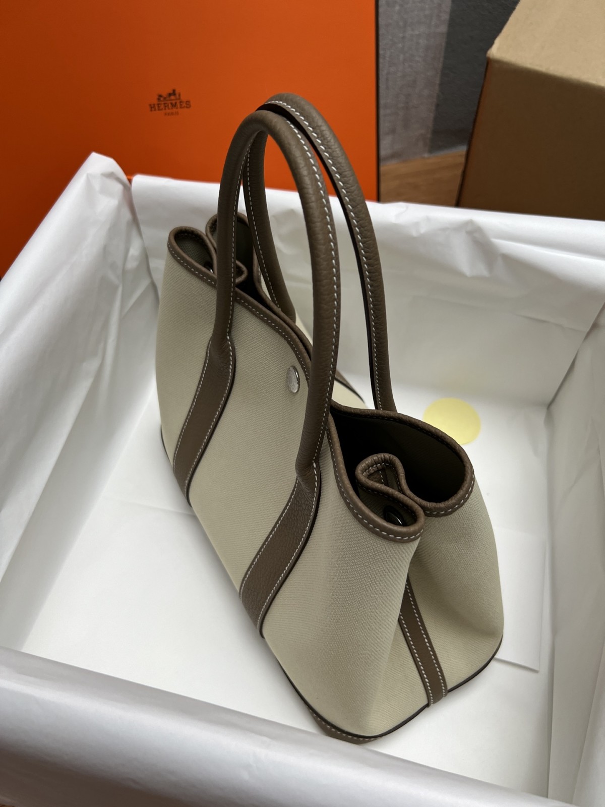 Shebag fully handmade Hermes Garden party canvas bag reivew (2024 Dec updated)-بہترین معیار کا جعلی لوئس ووٹن بیگ آن لائن اسٹور، ریپلیکا ڈیزائنر بیگ آر یو