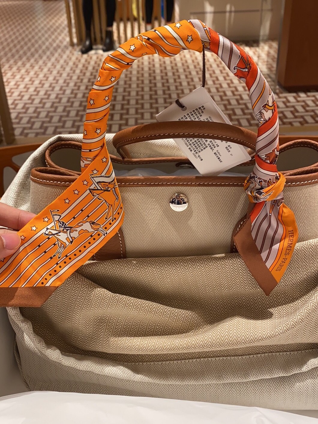 Shebag fully handmade Hermes Garden party canvas bag reivew (2024 Dec updated)-بہترین معیار کا جعلی لوئس ووٹن بیگ آن لائن اسٹور، ریپلیکا ڈیزائنر بیگ آر یو