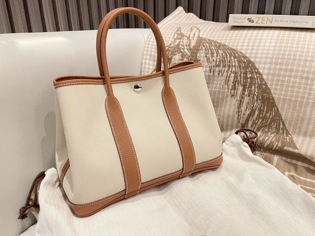 Shebag fully handmade Hermes Garden party canvas bag reivew (2024 Dec updated)-بہترین معیار کا جعلی لوئس ووٹن بیگ آن لائن اسٹور، ریپلیکا ڈیزائنر بیگ آر یو