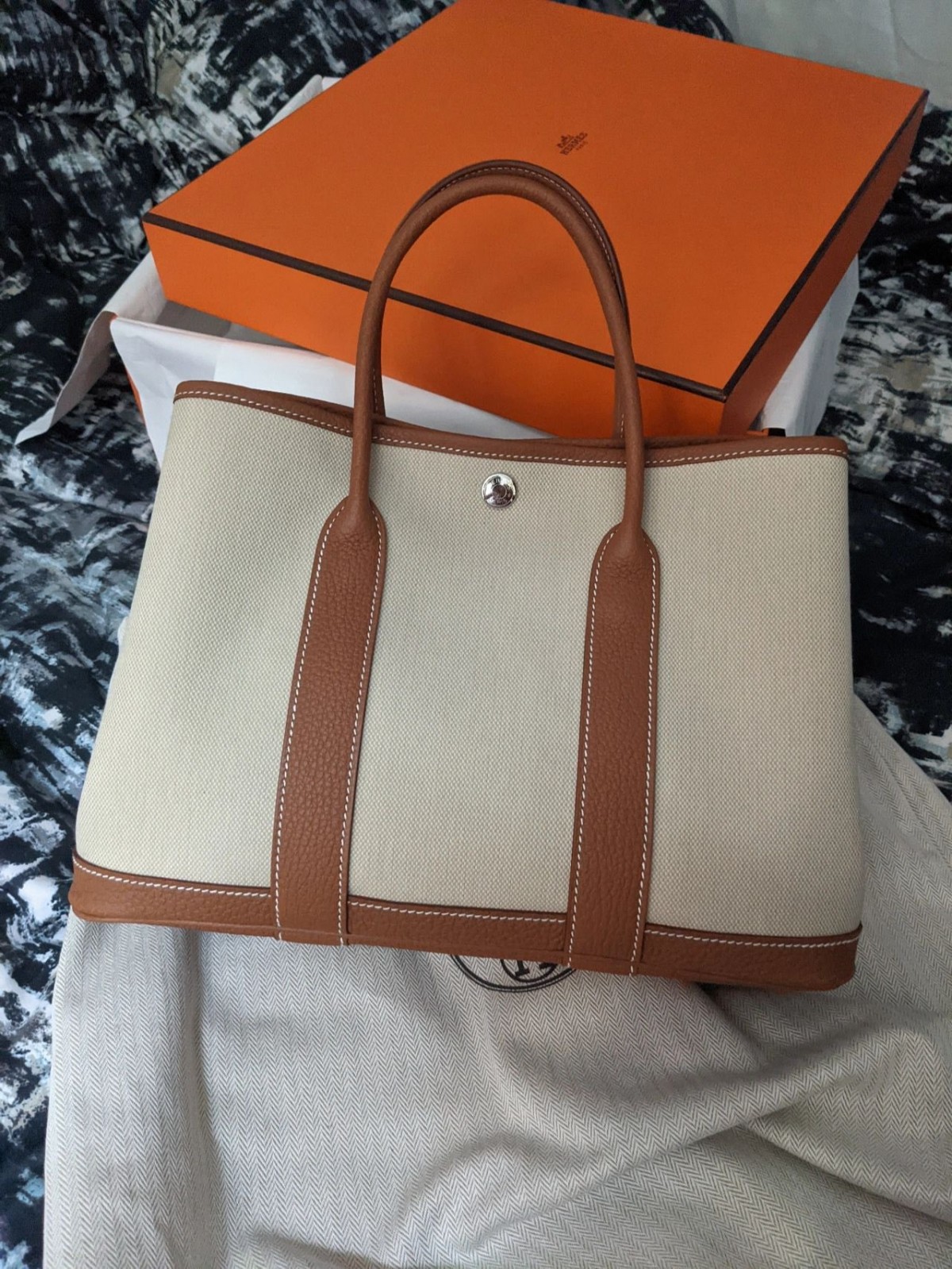 Shebag fully handmade Hermes Garden party canvas bag reivew (2024 Dec updated)-بہترین معیار کا جعلی لوئس ووٹن بیگ آن لائن اسٹور، ریپلیکا ڈیزائنر بیگ آر یو