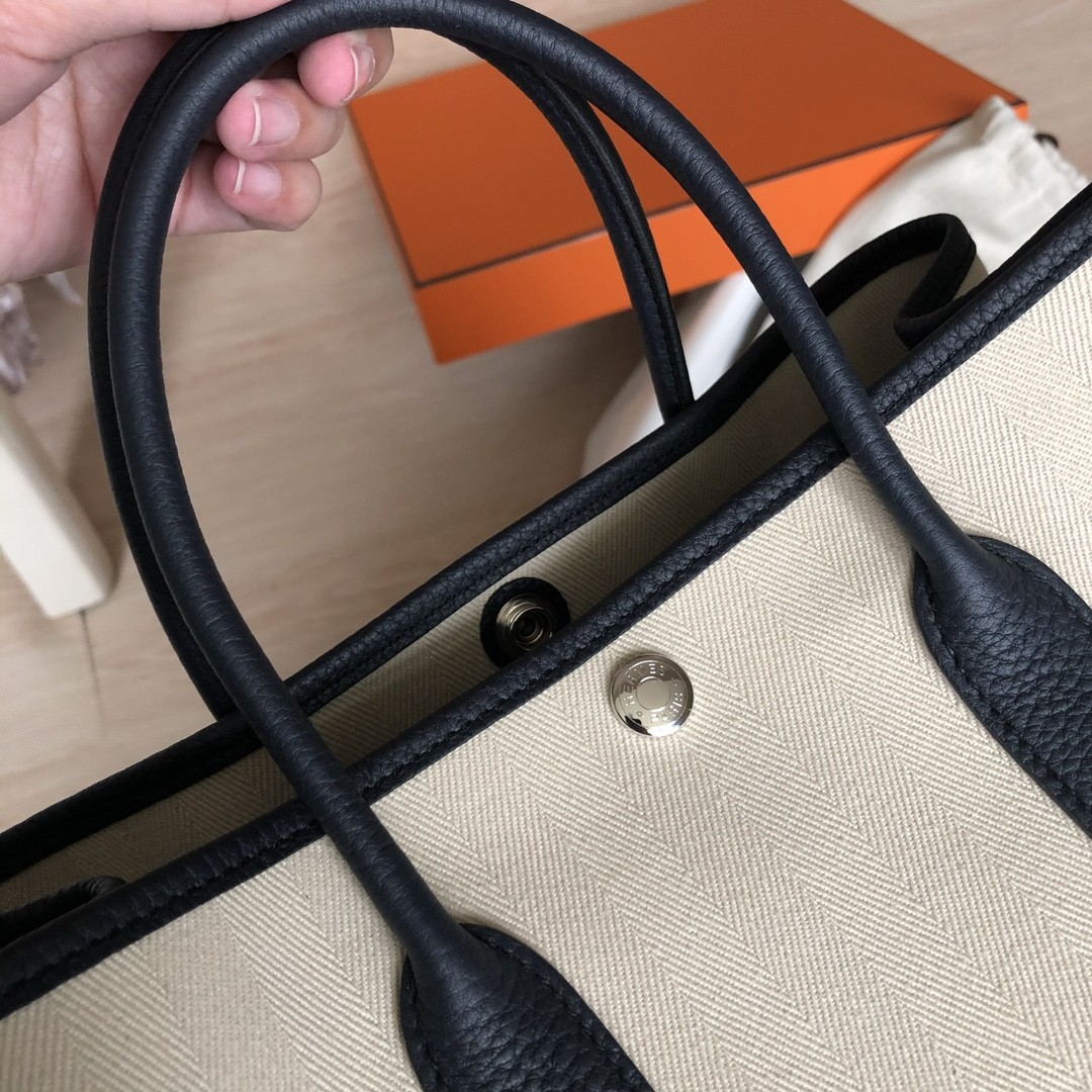 Shebag fully handmade Hermes Garden party canvas bag reivew (2024 Dec updated)-بہترین معیار کا جعلی لوئس ووٹن بیگ آن لائن اسٹور، ریپلیکا ڈیزائنر بیگ آر یو