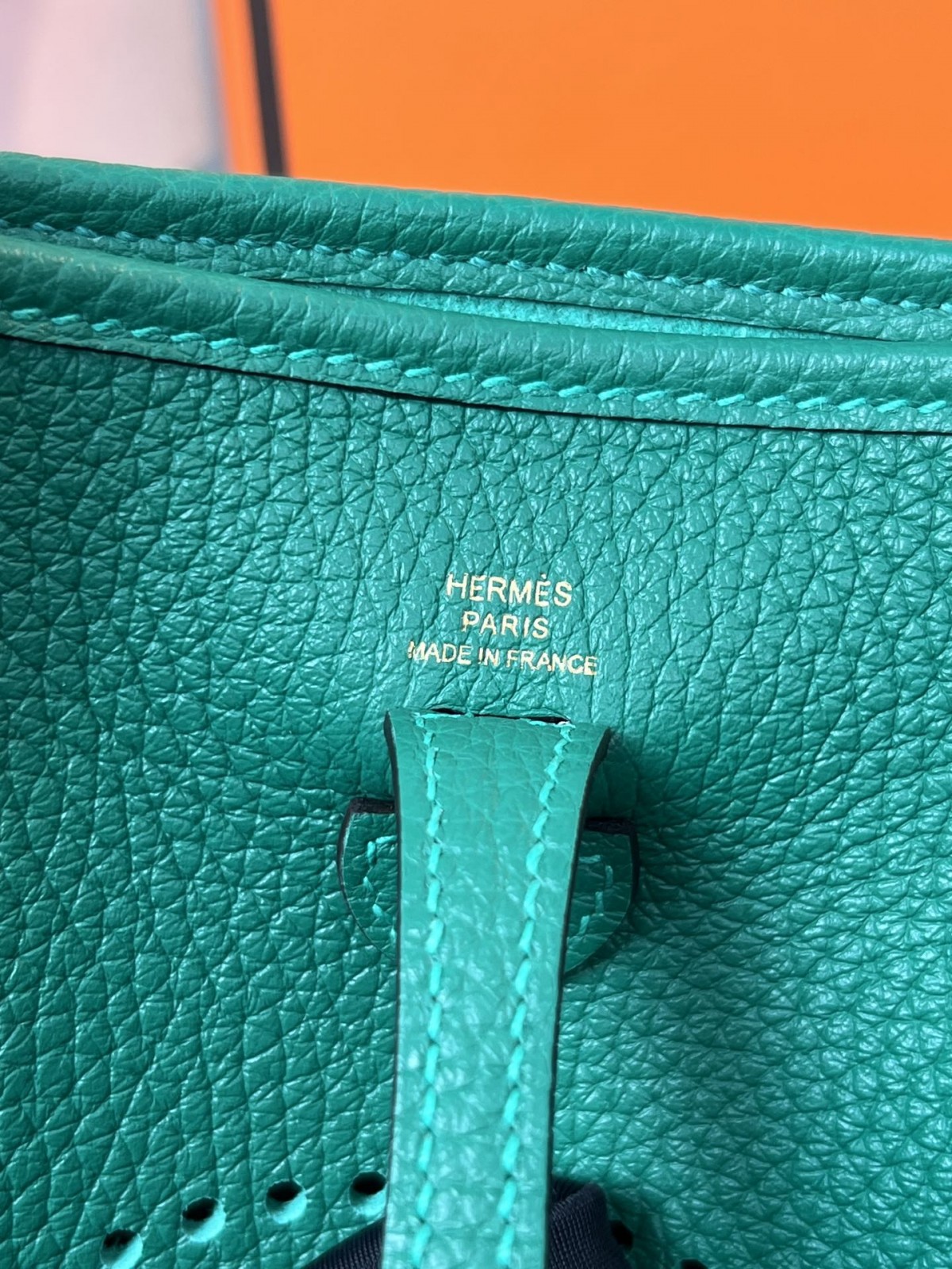 Shebag fully handmade Hermes Evelyne 16 bag in green togo reveiew(2024 Dec updated)-Toko Online Tas Louis Vuitton Palsu Kualitas Terbaik, Tas desainer replika ru