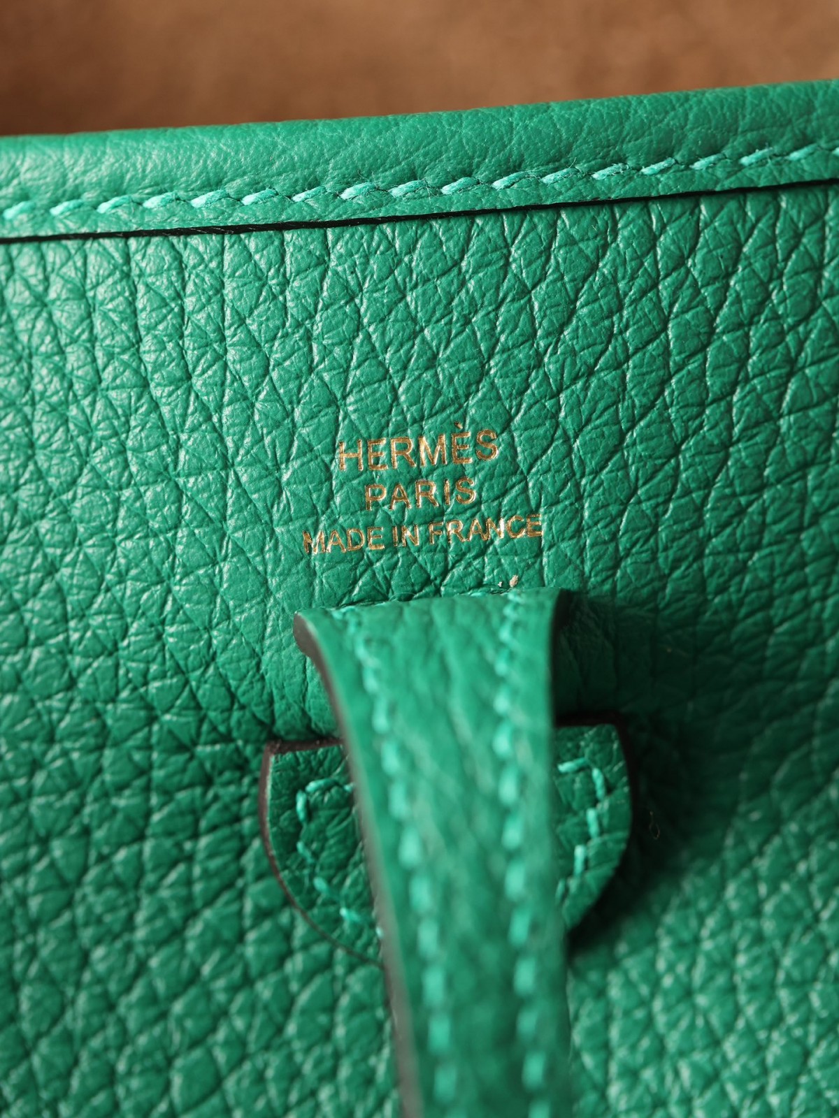 Shebag fully handmade Hermes Evelyne 16 bag in green togo reveiew(2024 Dec updated)-Toko Online Tas Louis Vuitton Palsu Kualitas Terbaik, Tas desainer replika ru