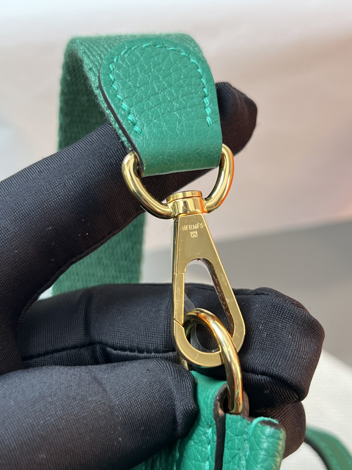 Shebag fully handmade Hermes Evelyne 16 bag in green togo reveiew(2024 Dec updated)-Toko Online Tas Louis Vuitton Palsu Kualitas Terbaik, Tas desainer replika ru